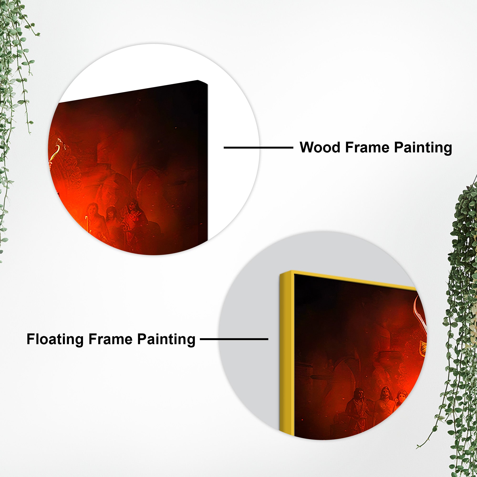 Powerful Goddess Durga Wall Canvas Painting