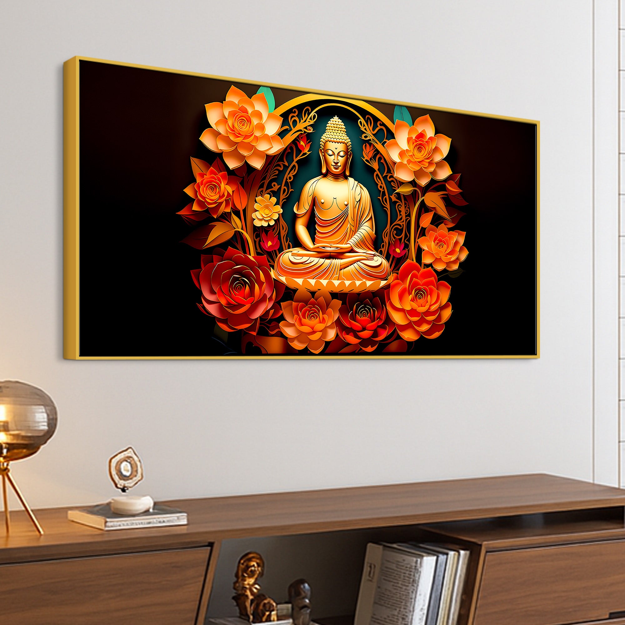 Premium Buddha Decorative Wall Painting for Modern Décor