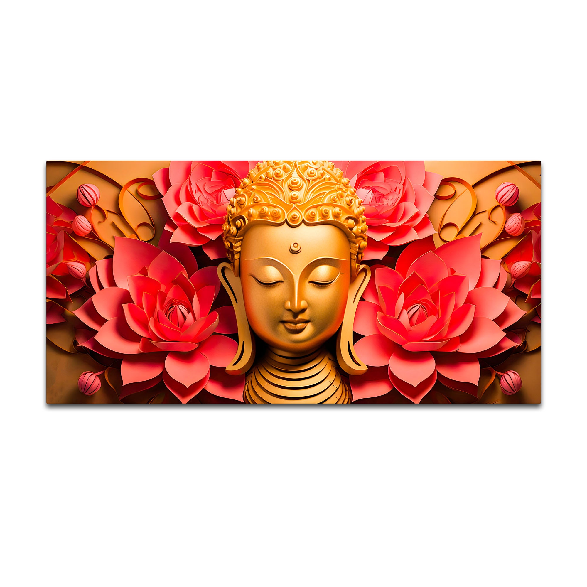 Premium Buddha Wall Canvas Painting for Peaceful Home Decor