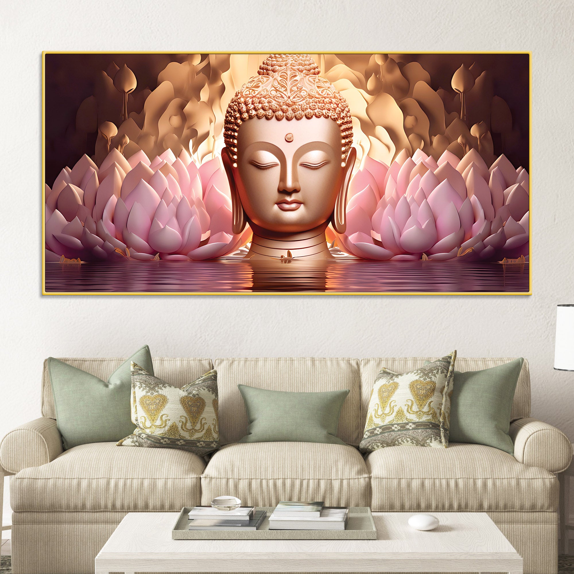 Premium Buddha Wall Painting for Elegant Wall Decor
