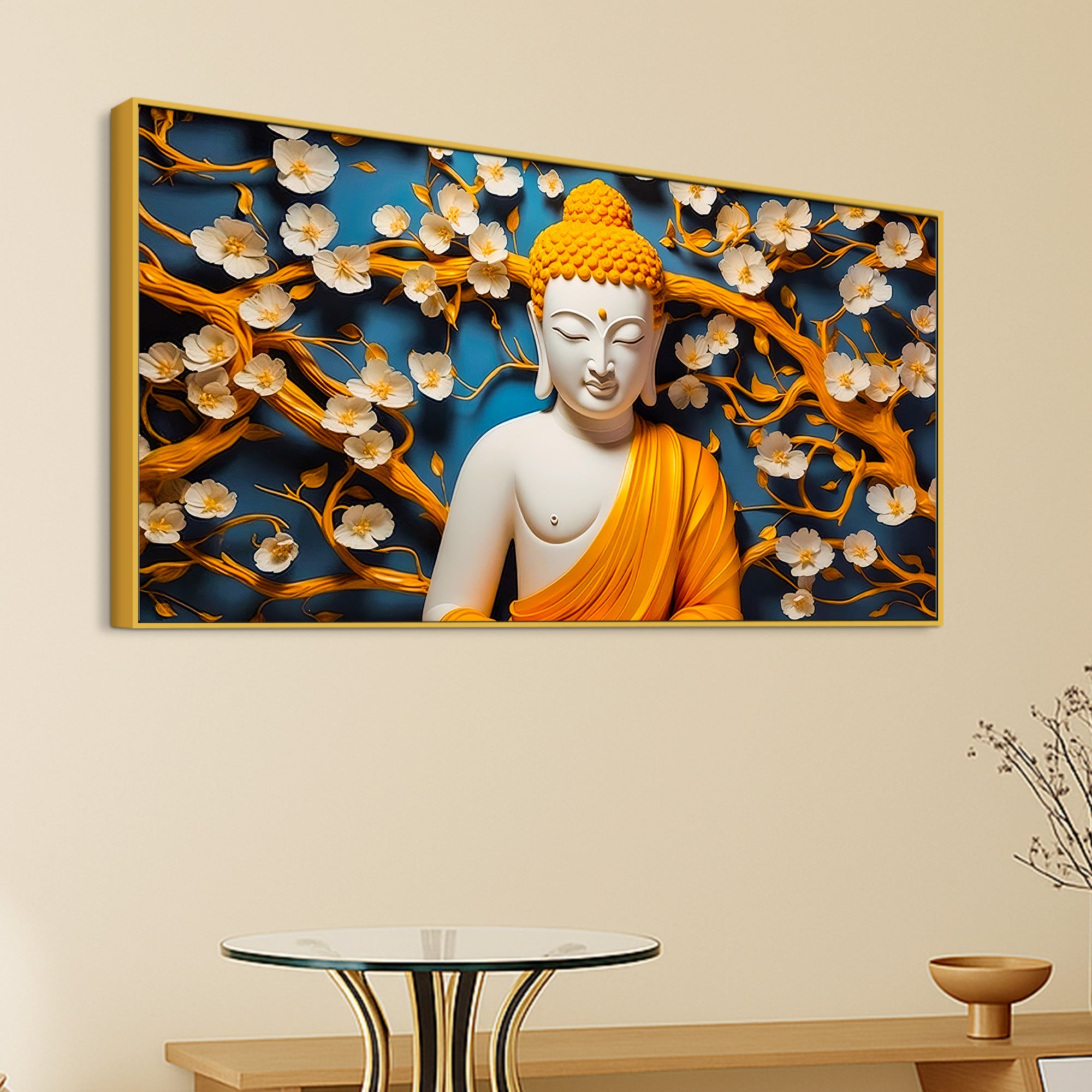 Premium Buddha Wall Painting for Luxury Decoration