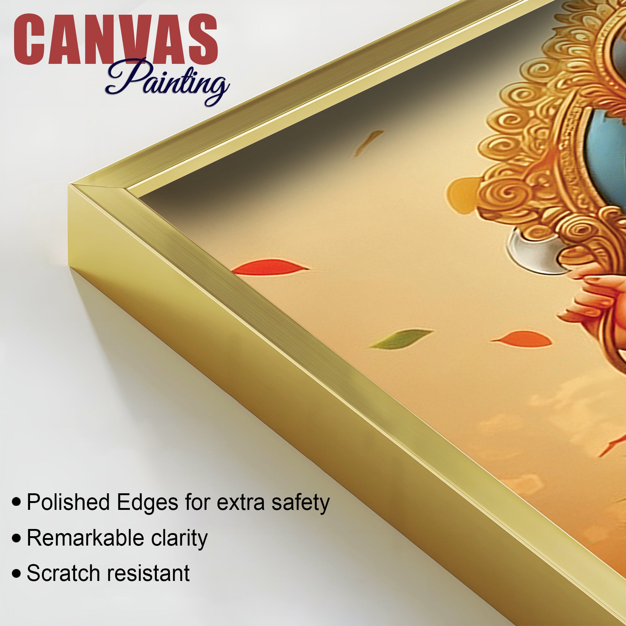 Premium Ganesh Ji Wall Art Painting