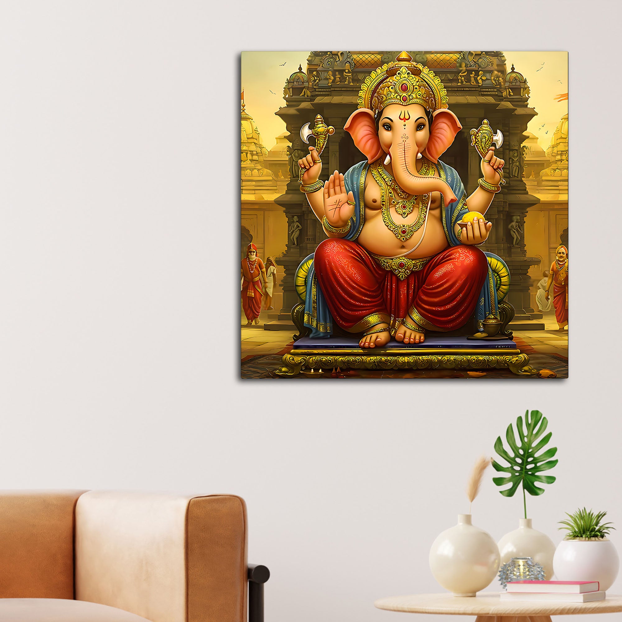 Premium Ganesha Wall Painting