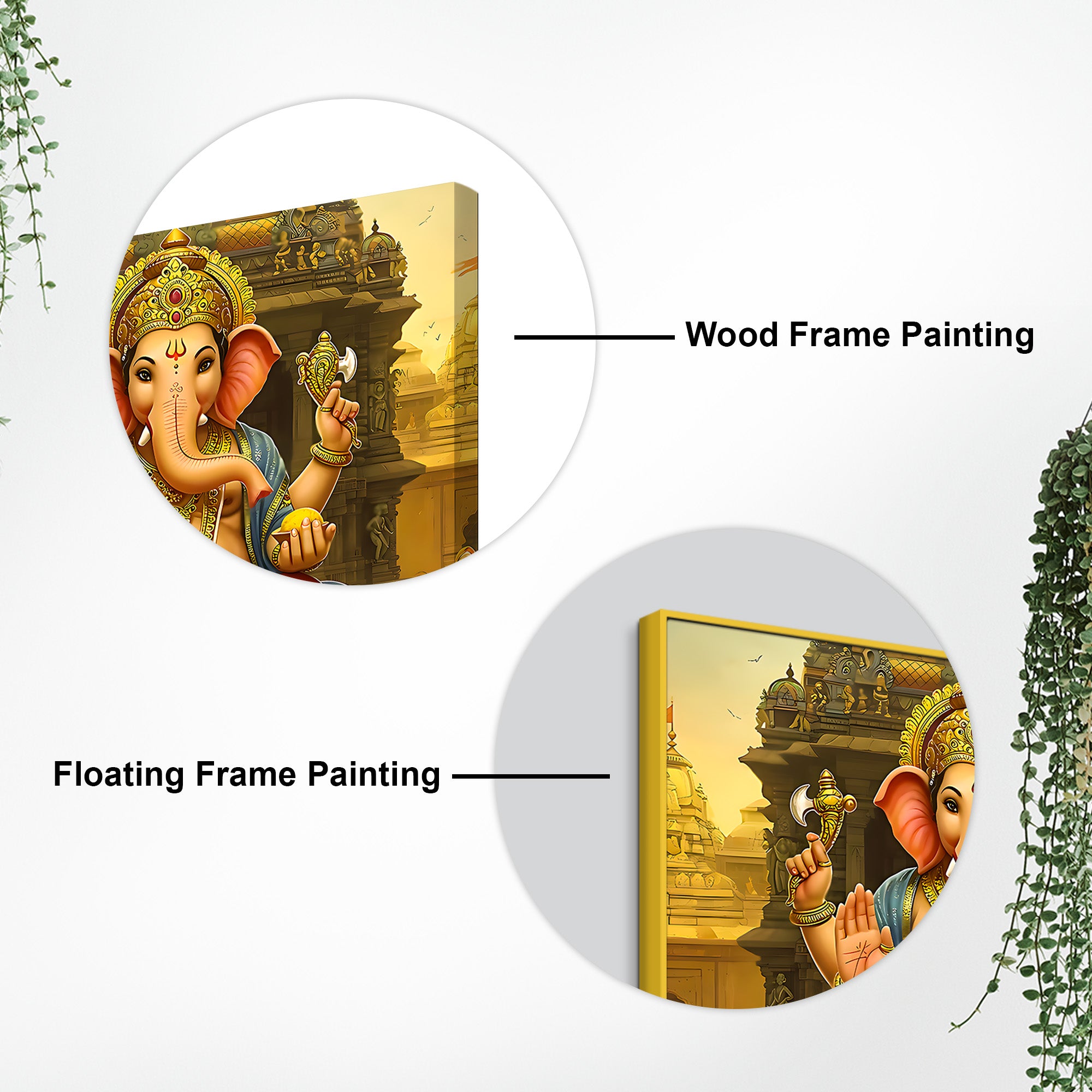 Premium Ganesha Wall Painting