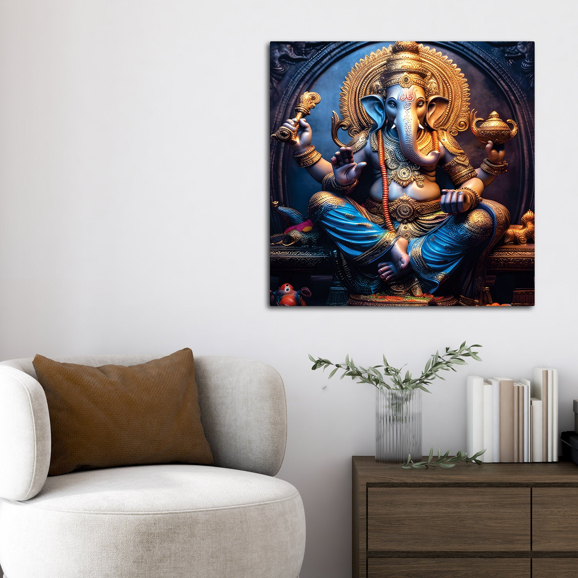 Premium Ganpati Bappa Wall Painting