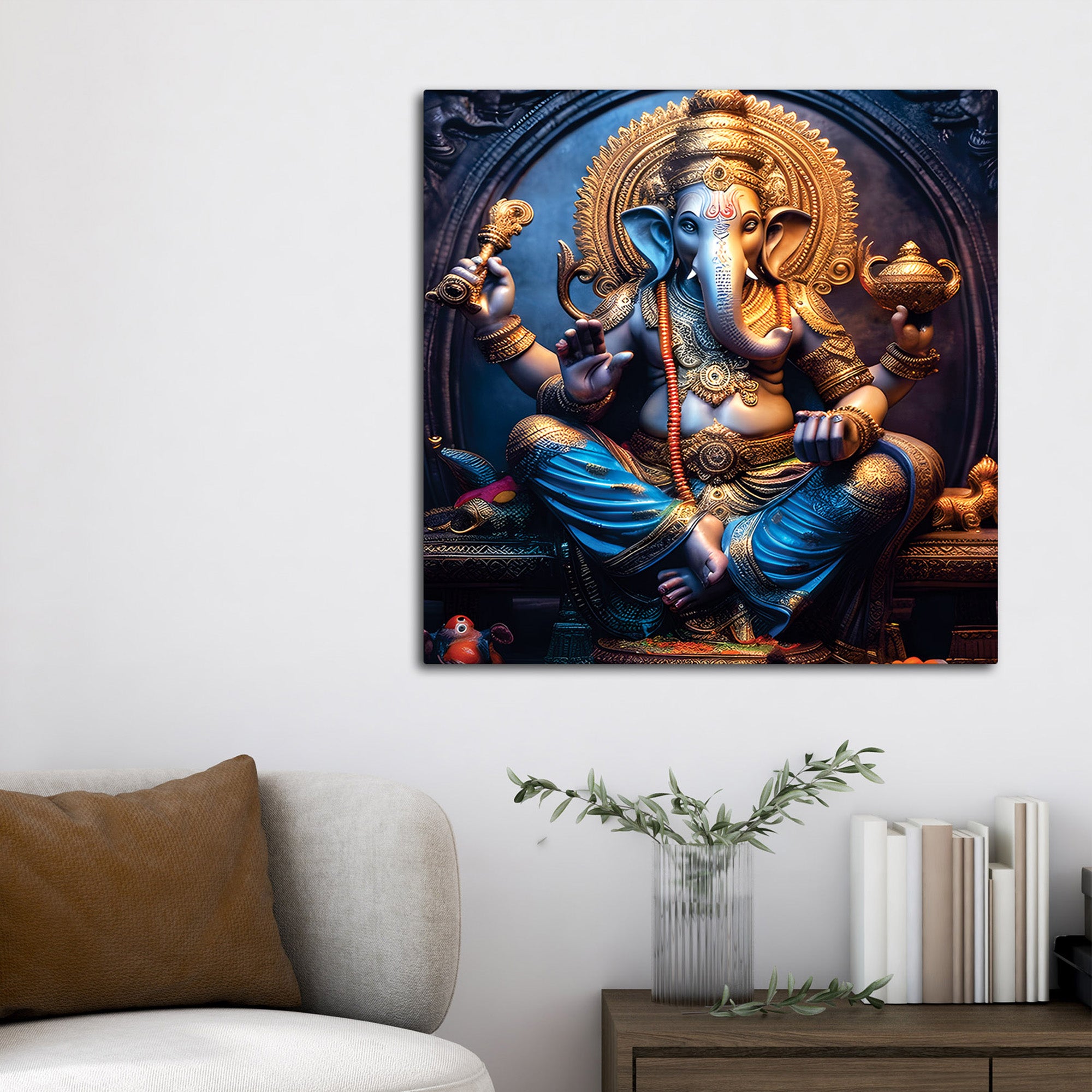 Premium Ganpati Bappa Wall Painting
