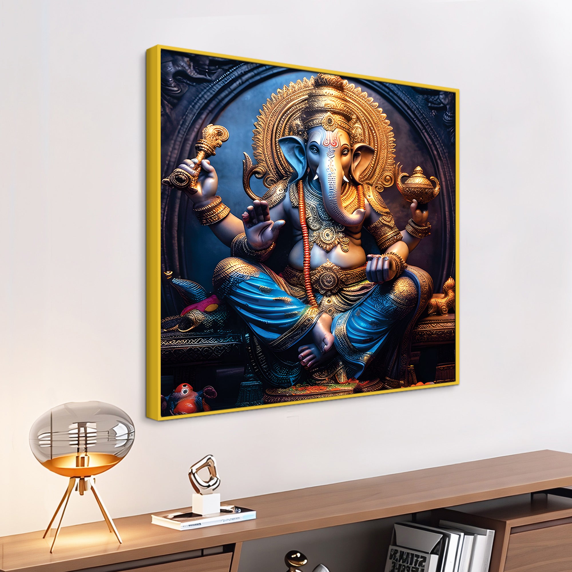 Premium Ganpati Bappa Wall Painting