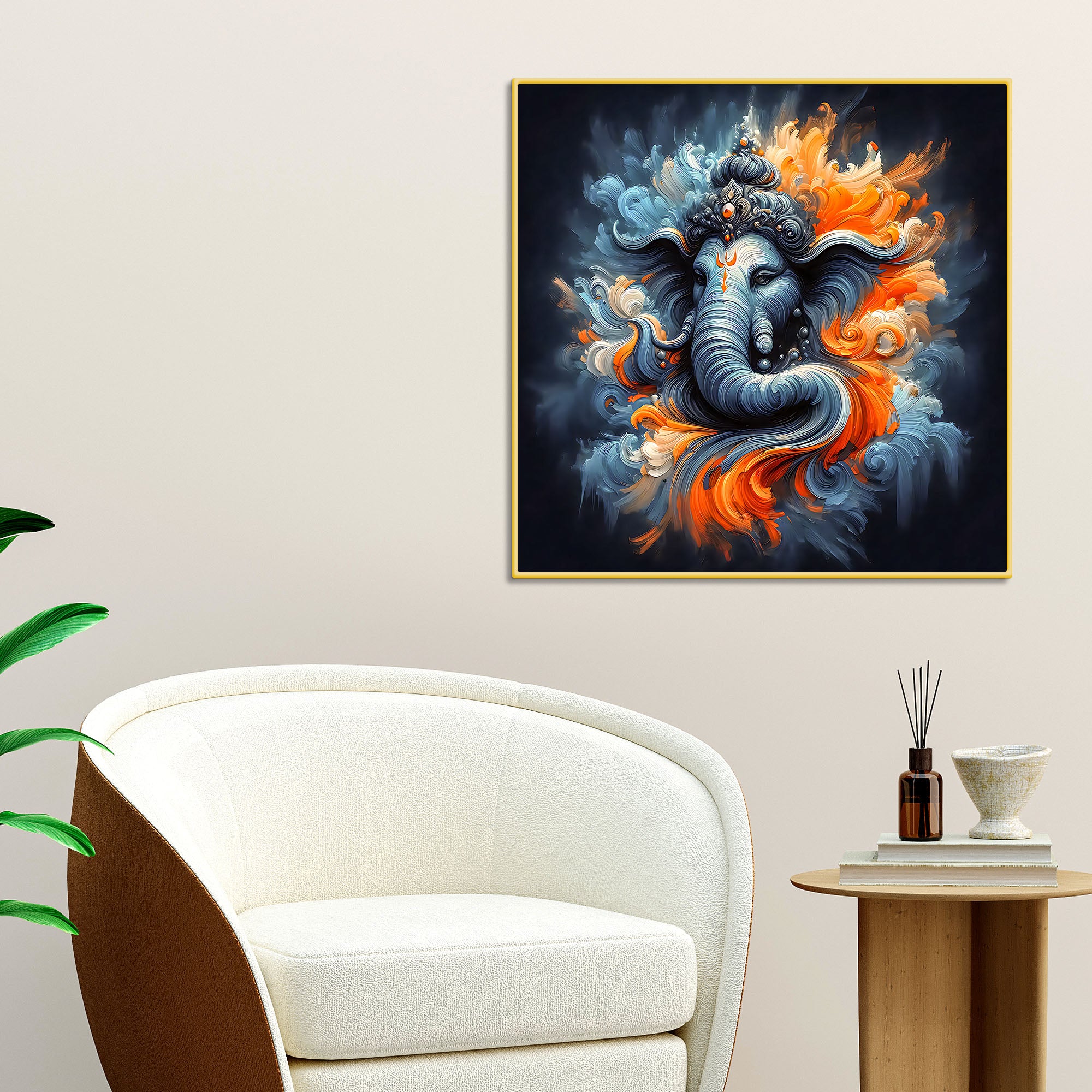 Premium Ganpati Wall Painting for Office & Home