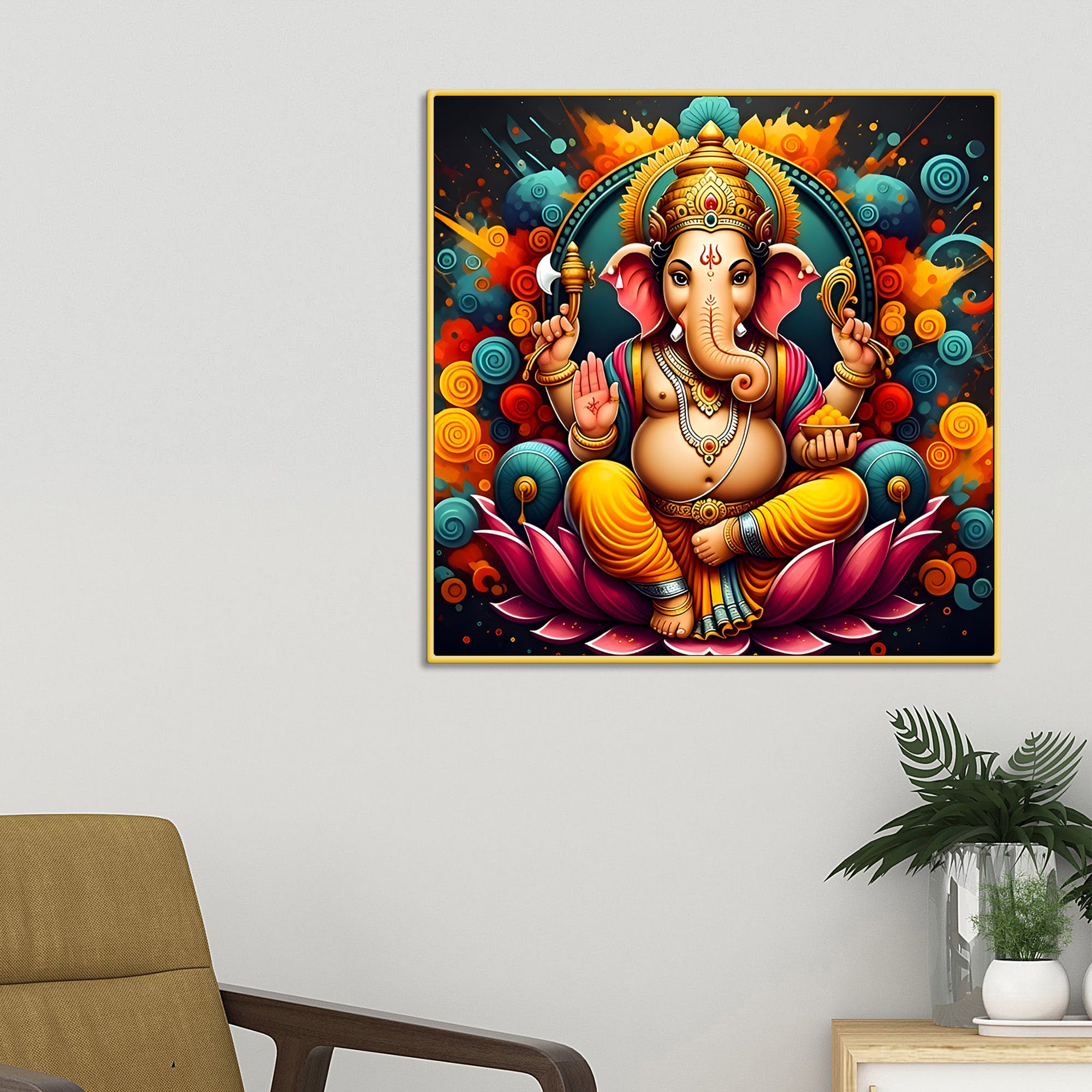 premium-hindu-god-ganesh-ji-painting-for-home