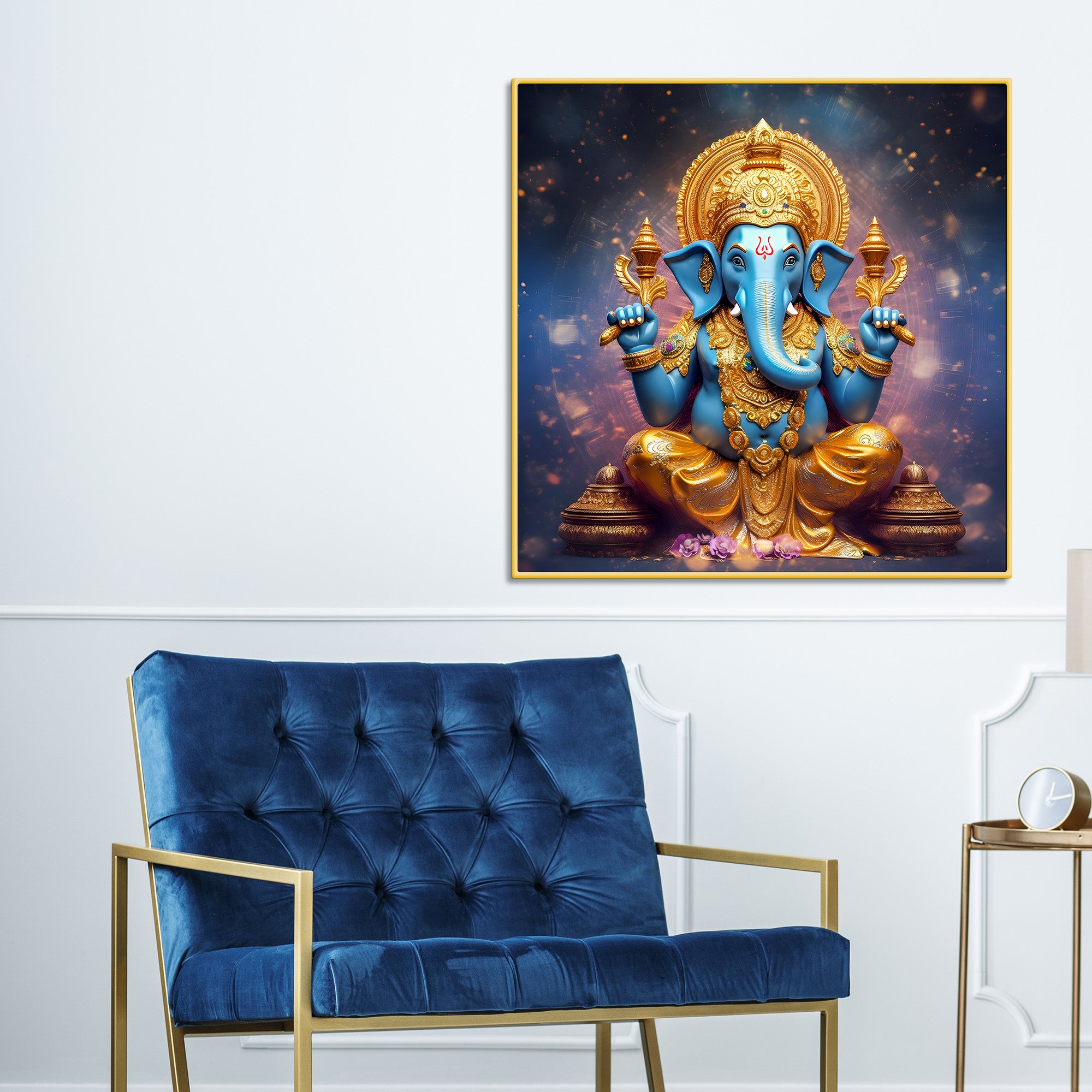 Premium Hindu God Ganpati Painting