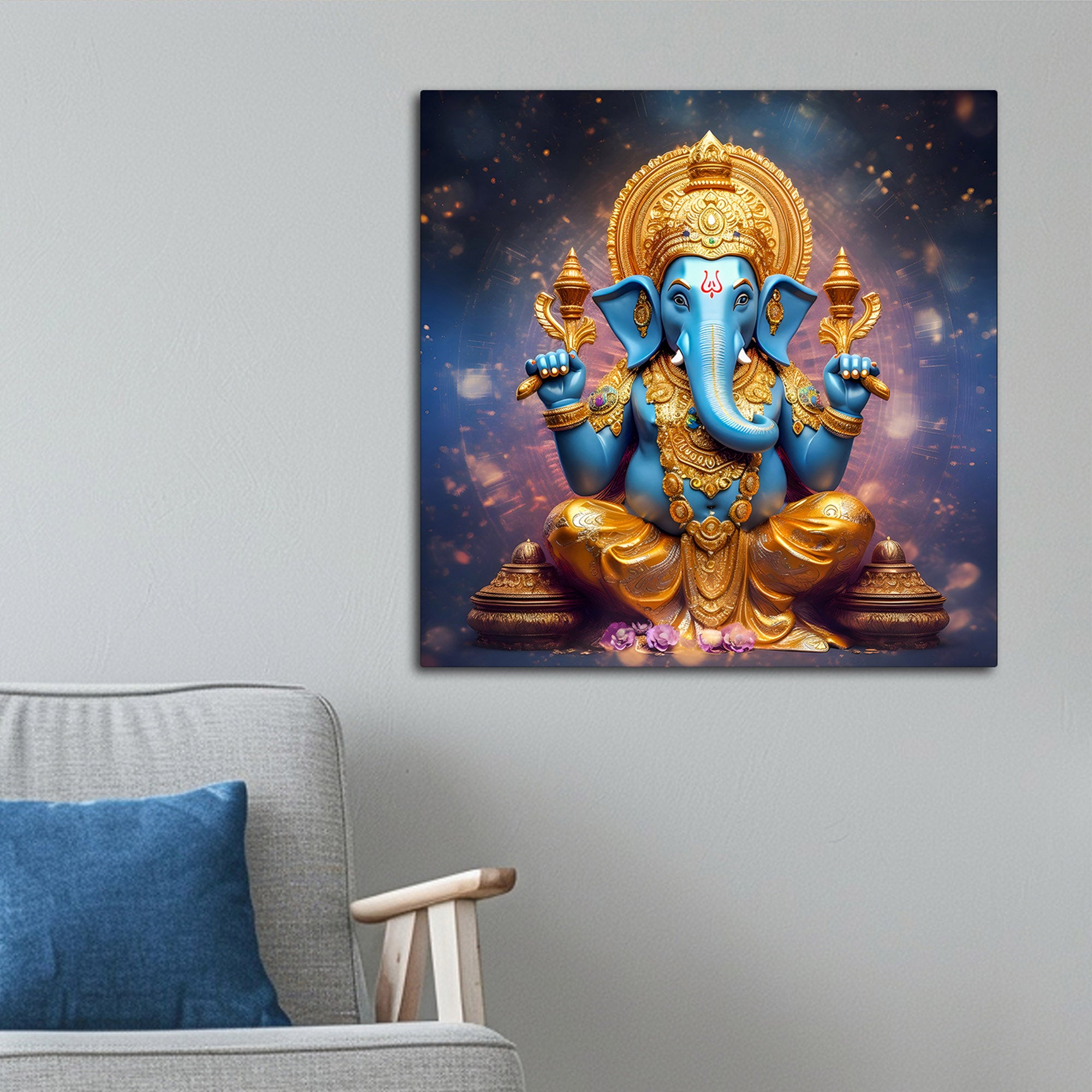 Premium Hindu God Ganpati Painting