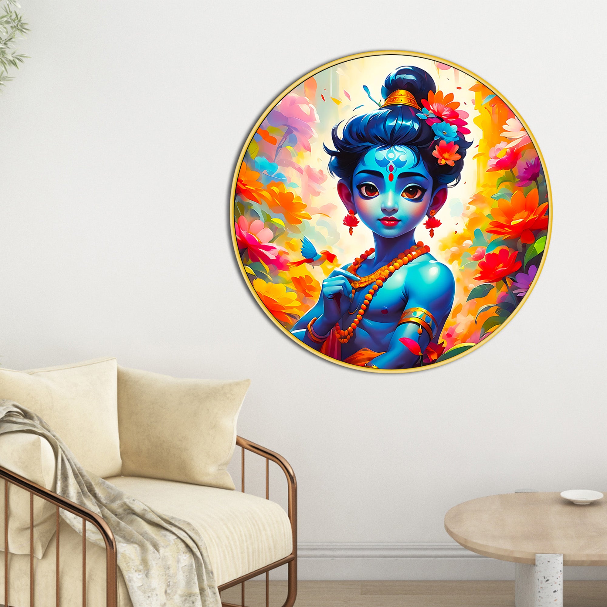 premium-krishna-round-painting-for-wall