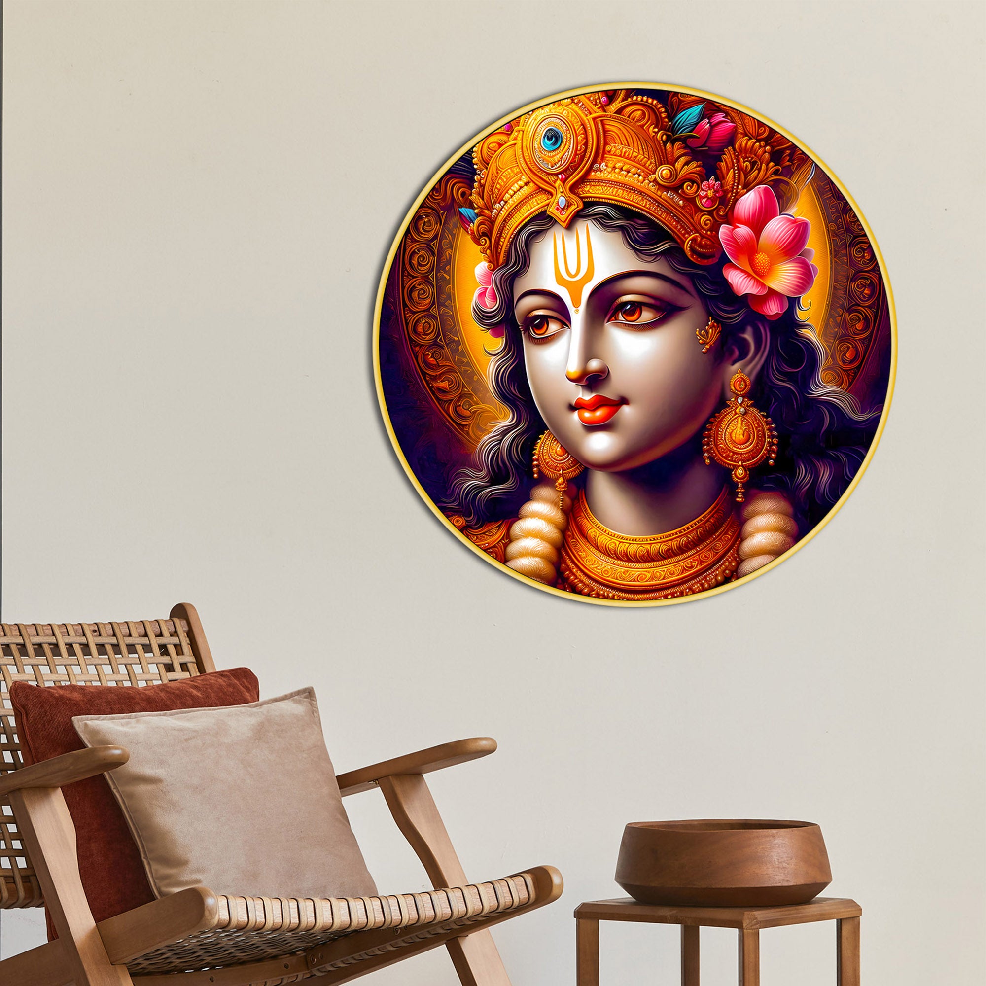 premium-krishna-round-wall-painting-for-home