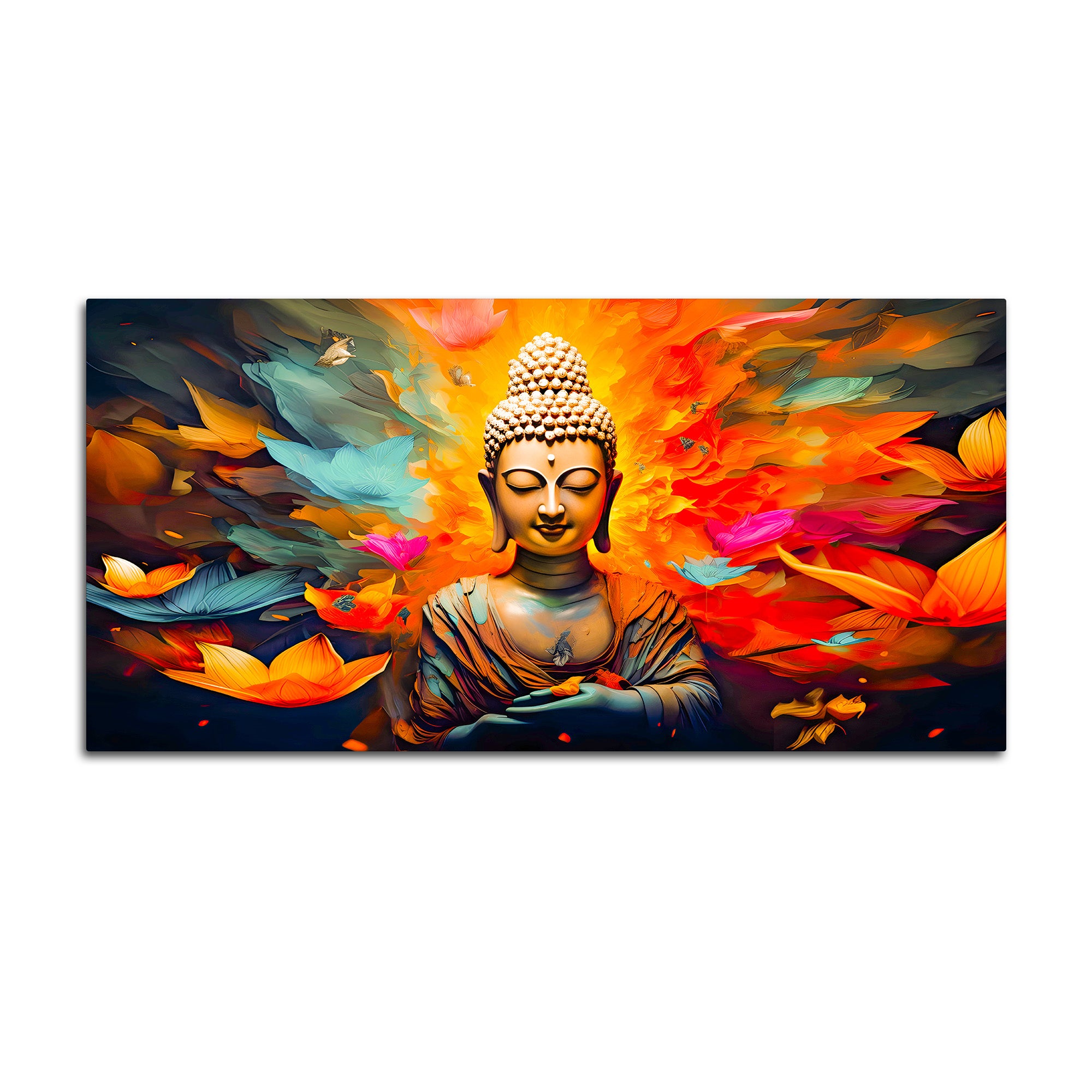 Premium Living Room Buddha Wall Painting for Modern Décor