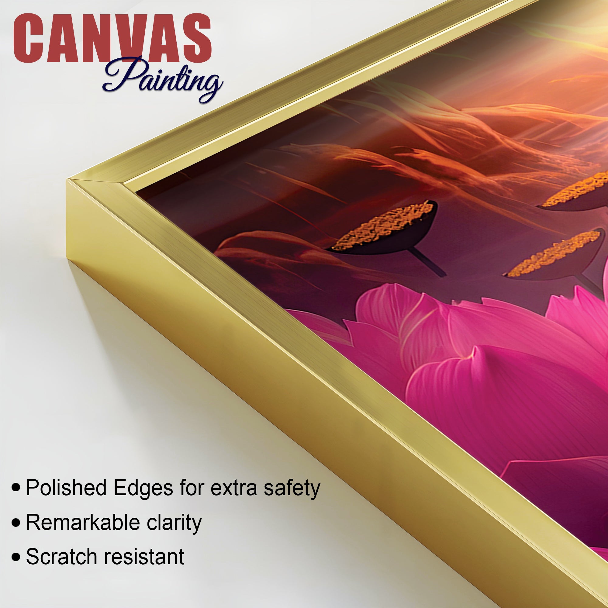 Premium Lord Buddha Painting for Home & Office Walls