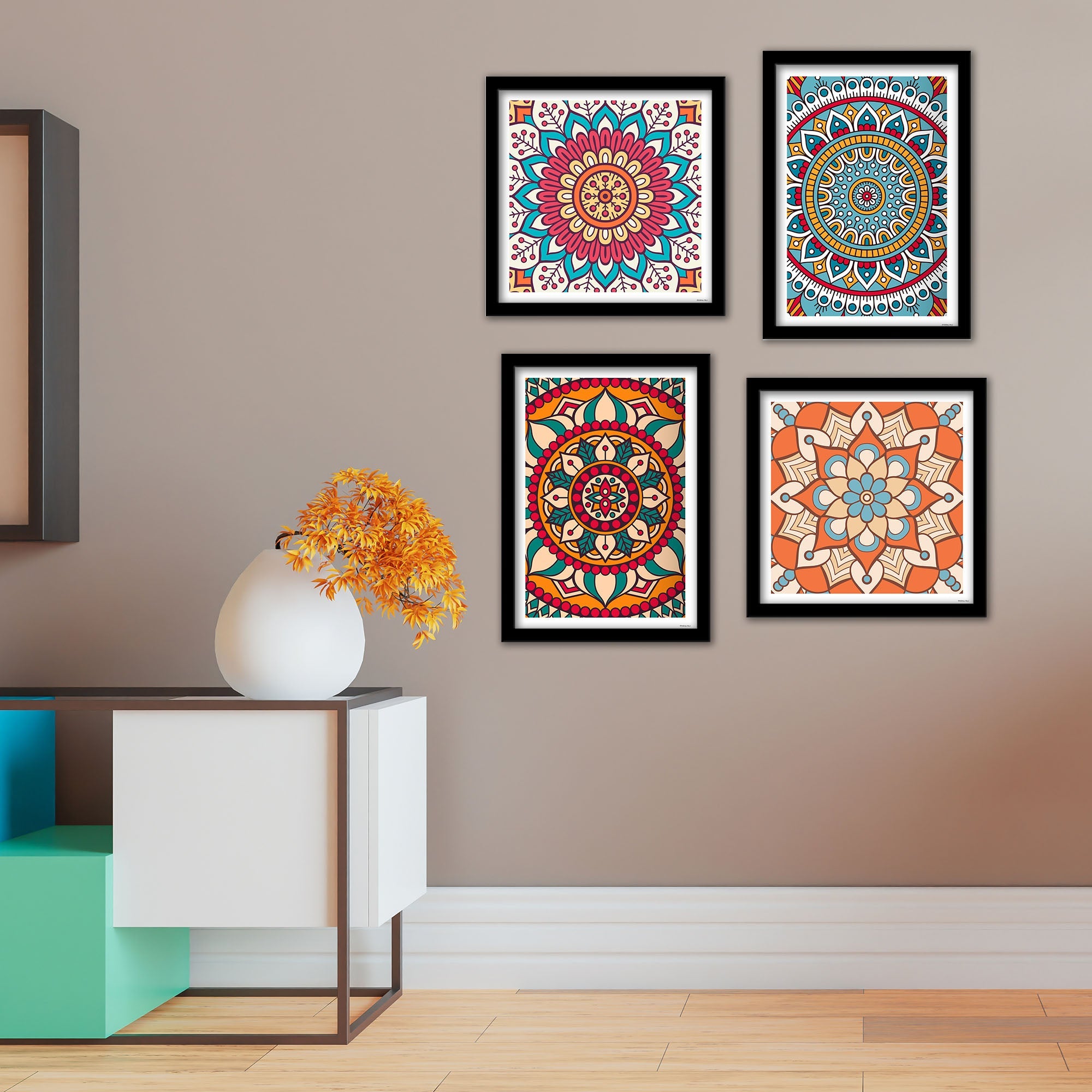 Beautiful detailed and intricate wall art mandala-Divine shops Thoughts