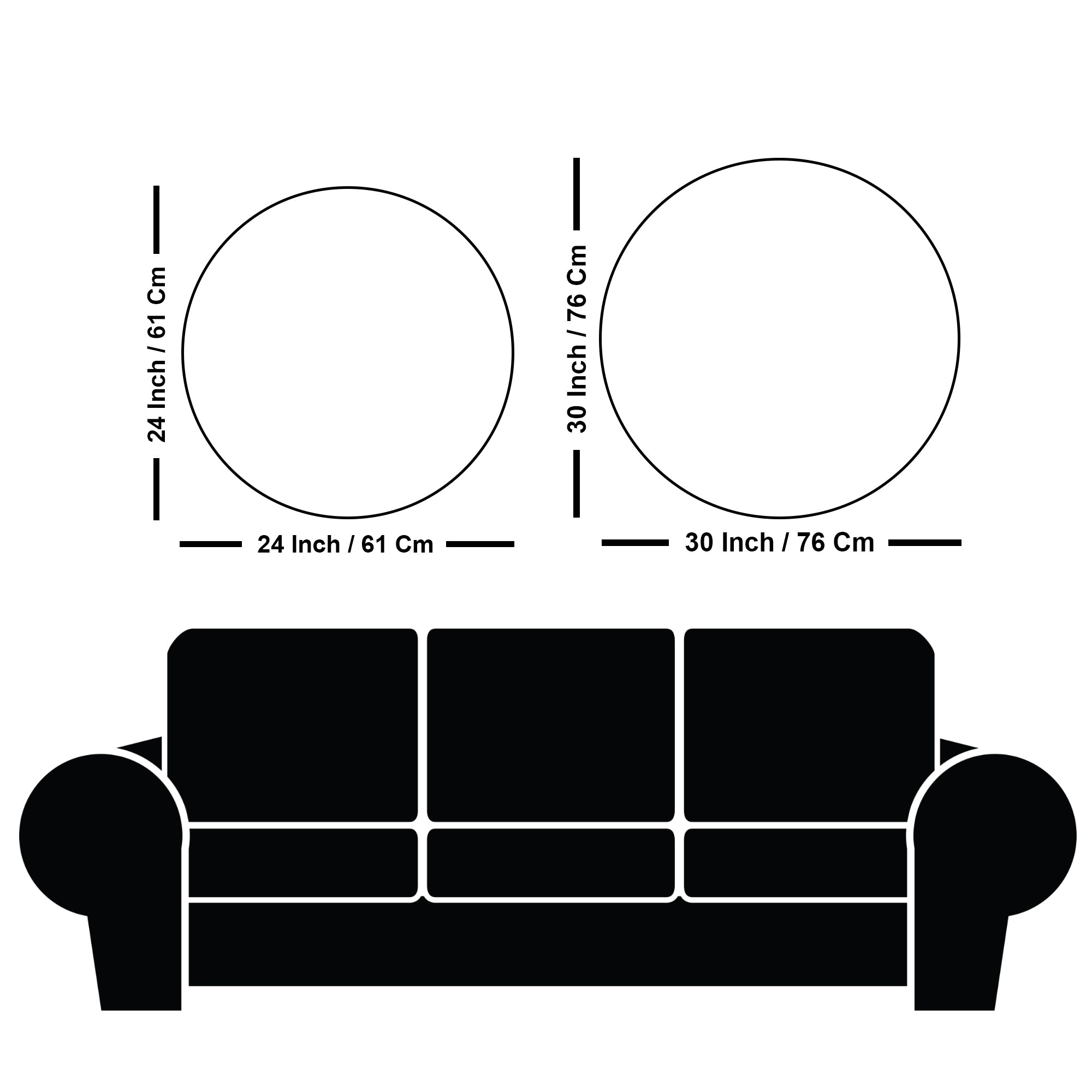 Premium Round Canvas Buddha Painting for Home & Office