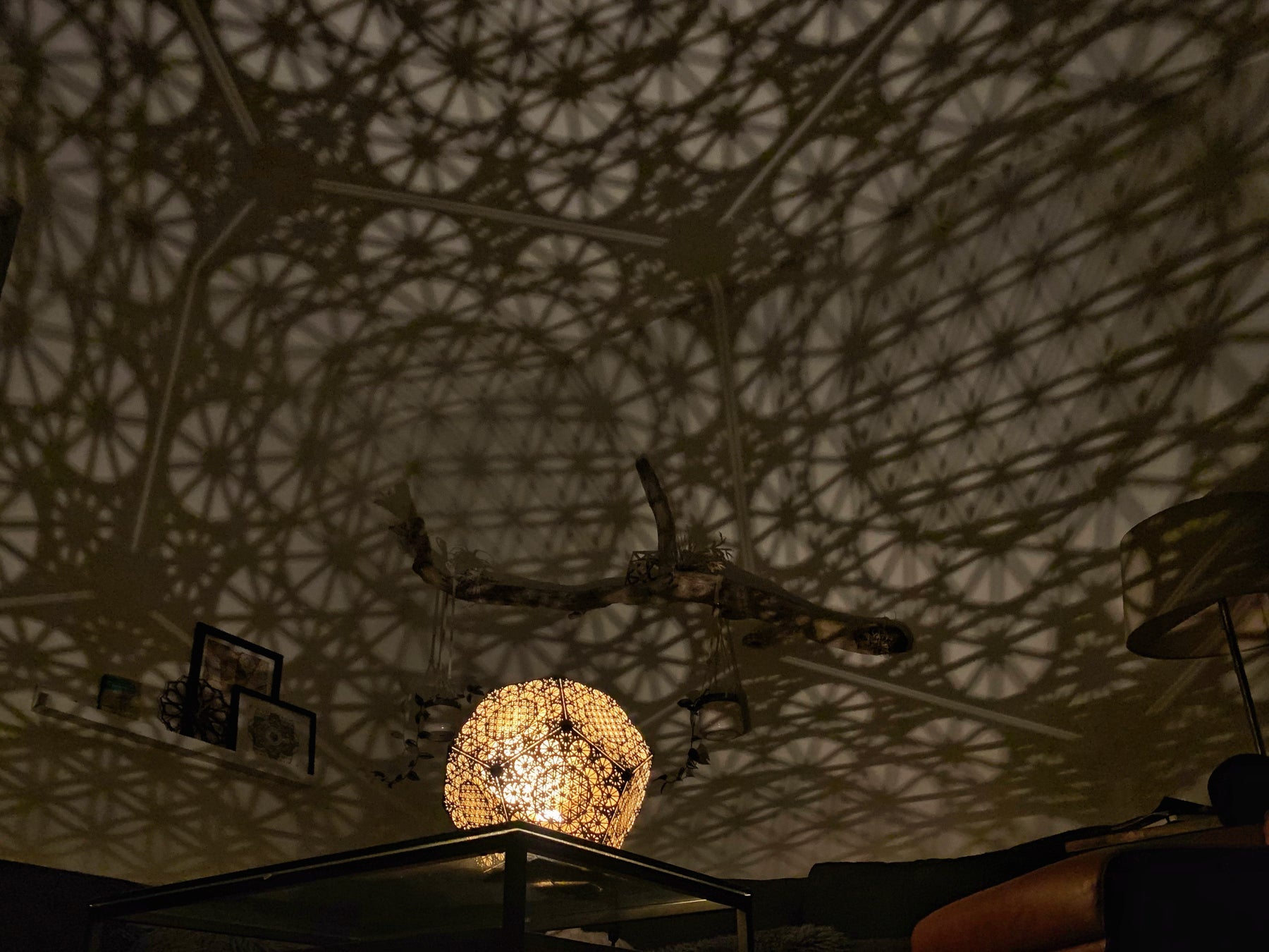 Premium Sacred Pattern Shadow Home Table Lamp