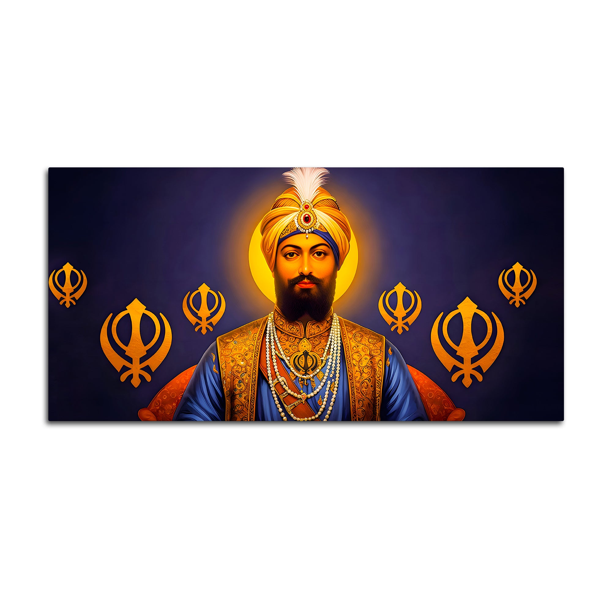 Premium Sikh Guru Wall Painting for Home & Office
