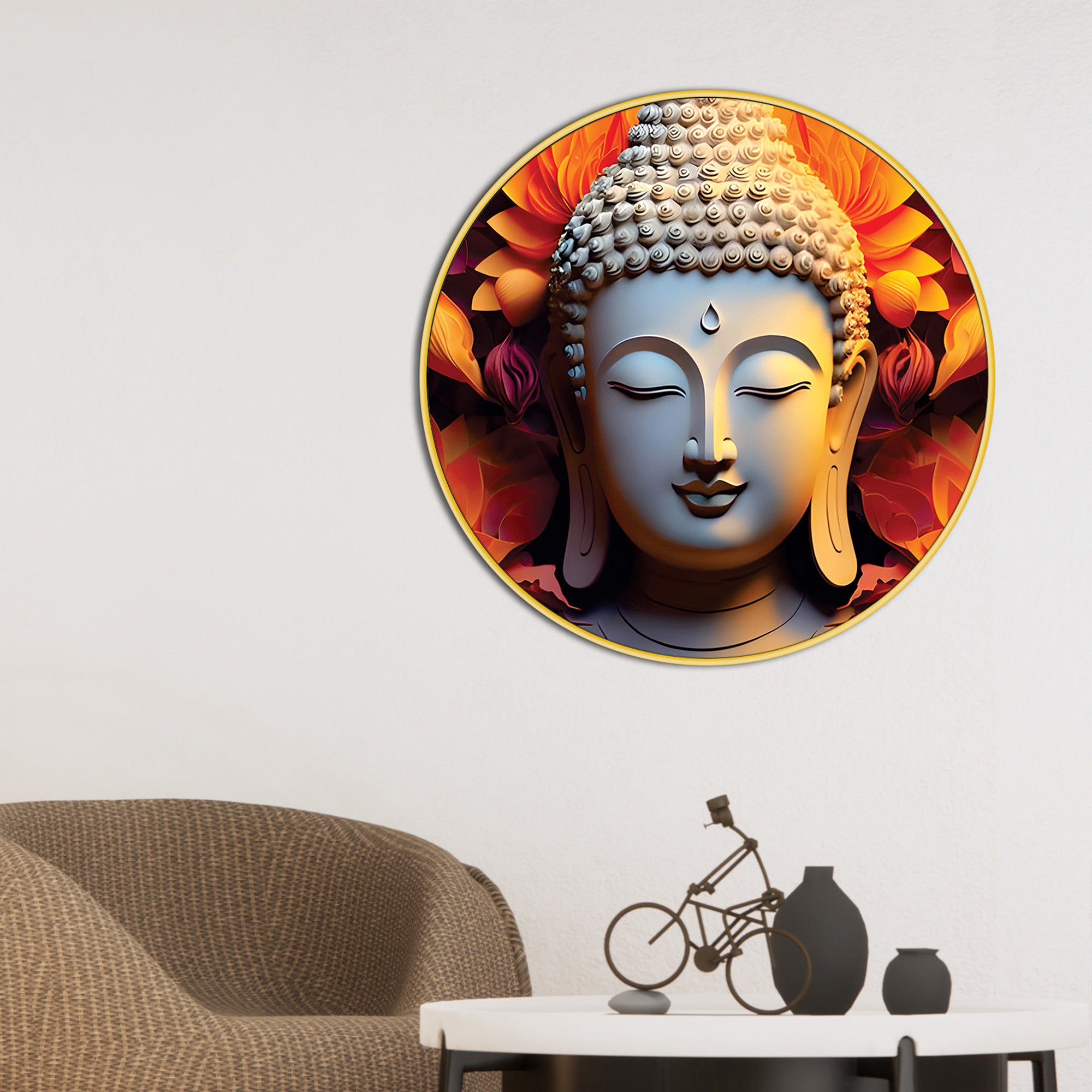 Premium Spiritual Buddha Canvas Artwork Painting