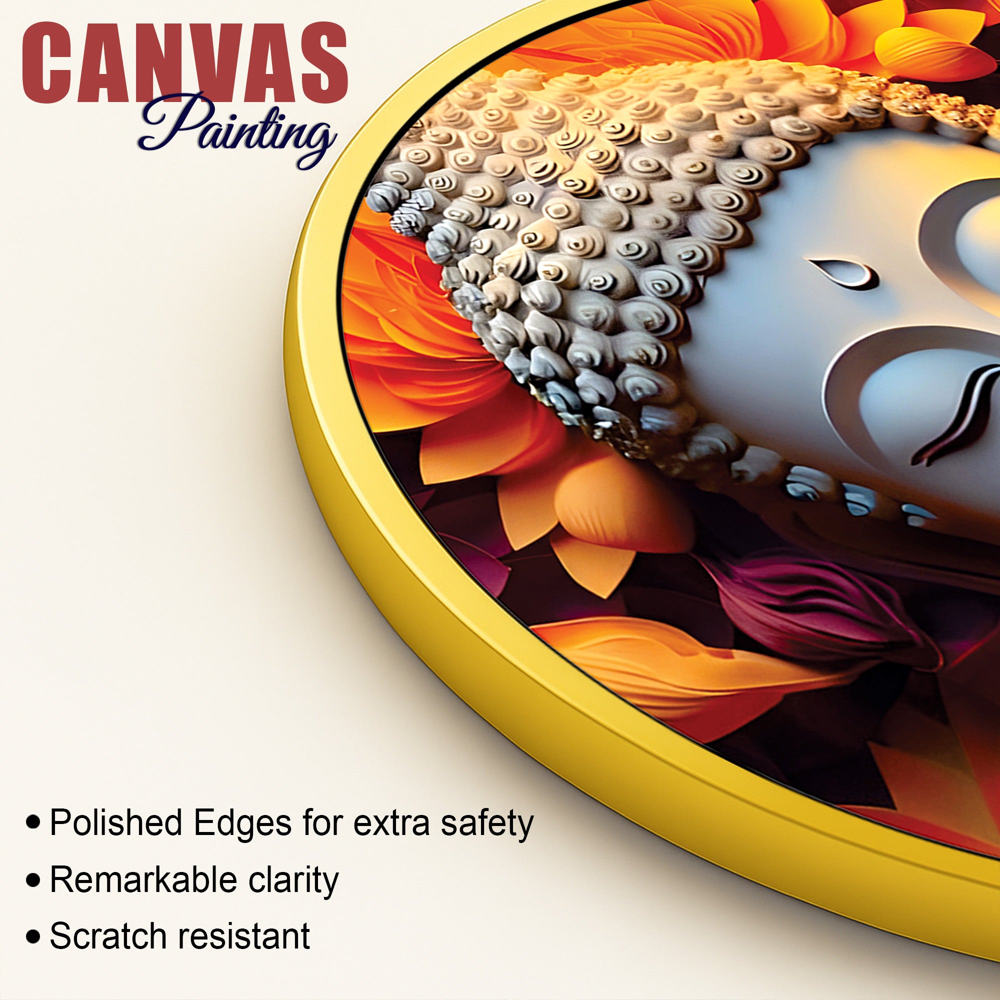 Premium Spiritual Buddha Canvas Artwork Painting