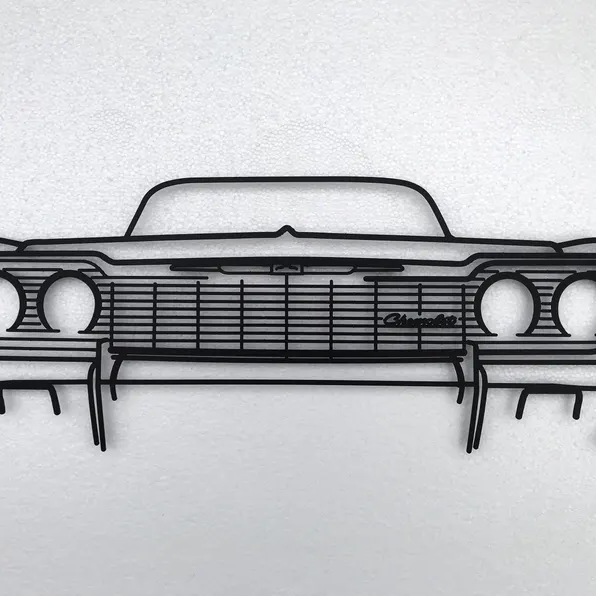 Premium Vintage Car Metal Wall Art for Home & Café