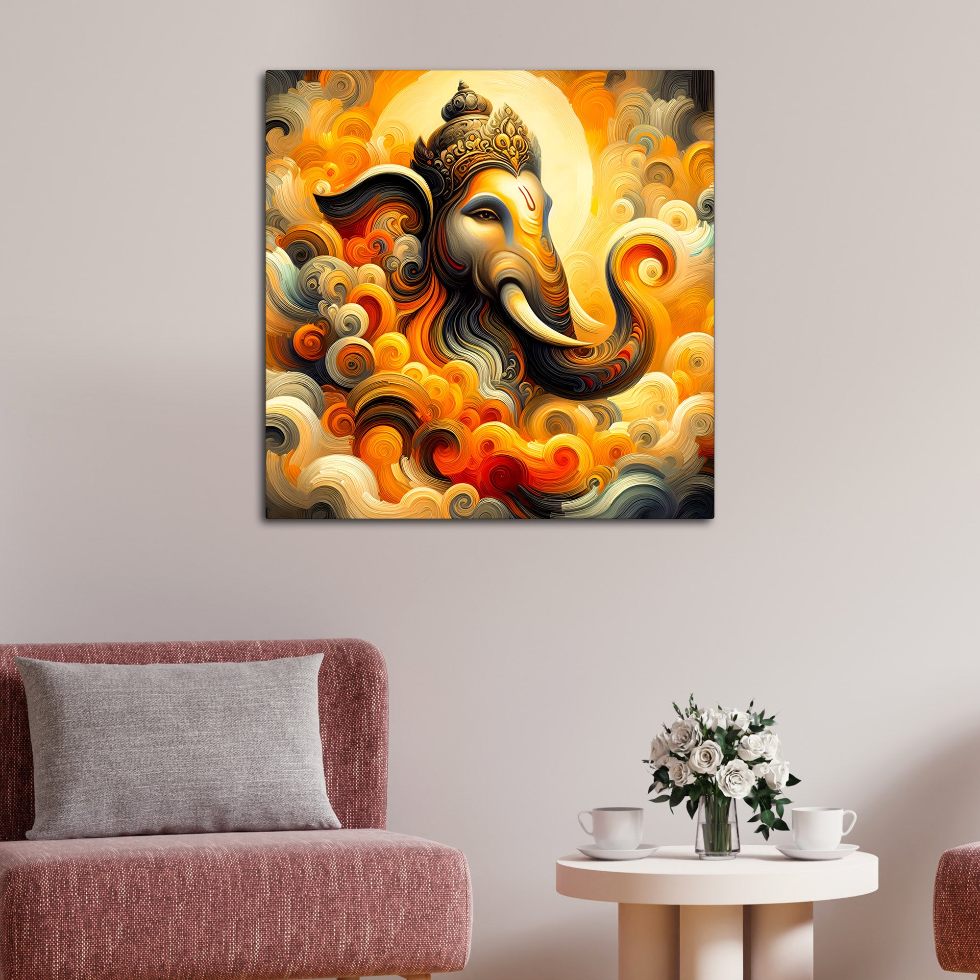 Modern Ganpati Painting for Home Decor