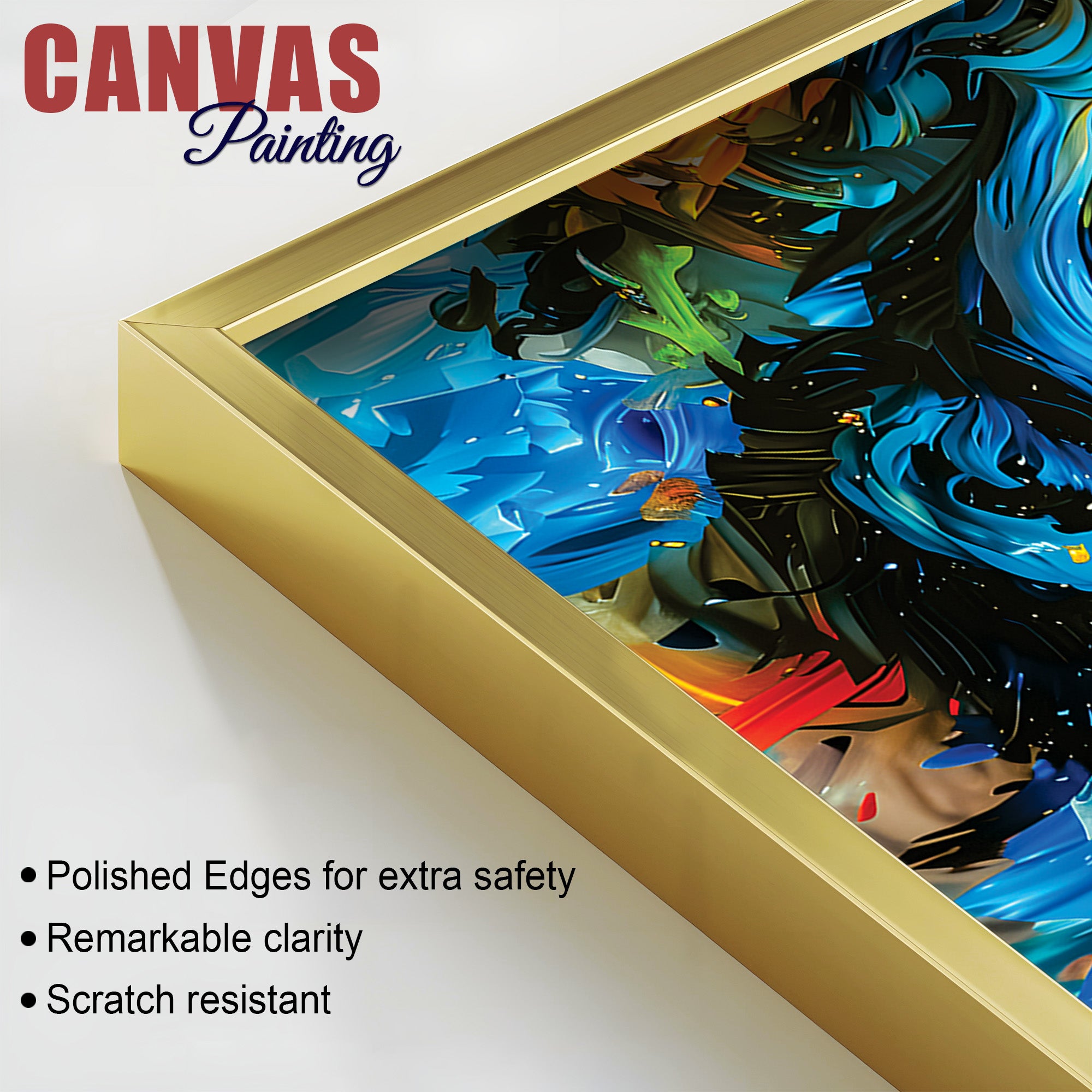 Radha Krishna Canvas Wall Painting for Home & Living Room