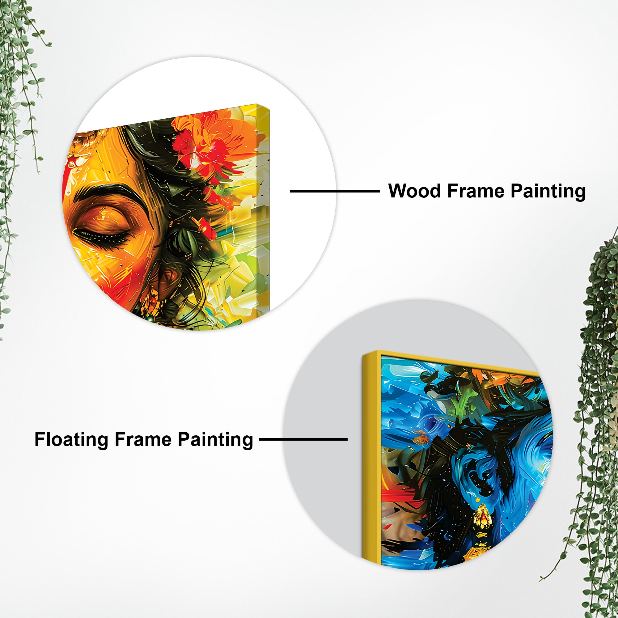 Radha Krishna Canvas Wall Painting for Home & Living Room