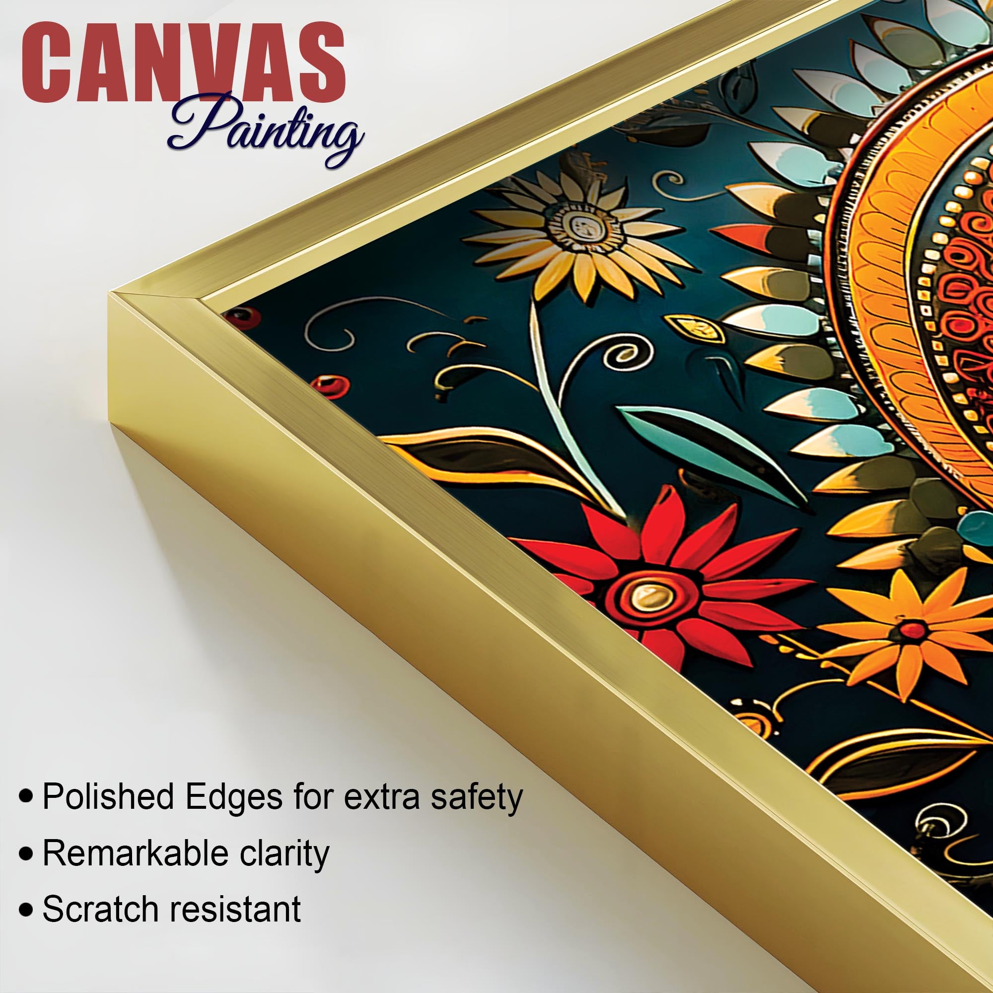 Radha Krishna Decorative Indian Canvas Painting