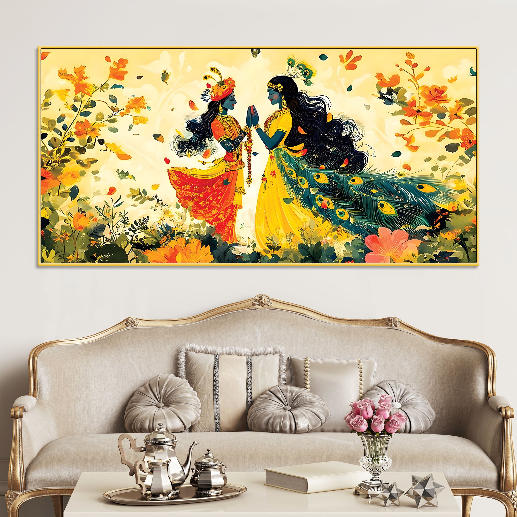 radha-krishna-floral-spiritual-canvas-wall-painting-for-home-decor