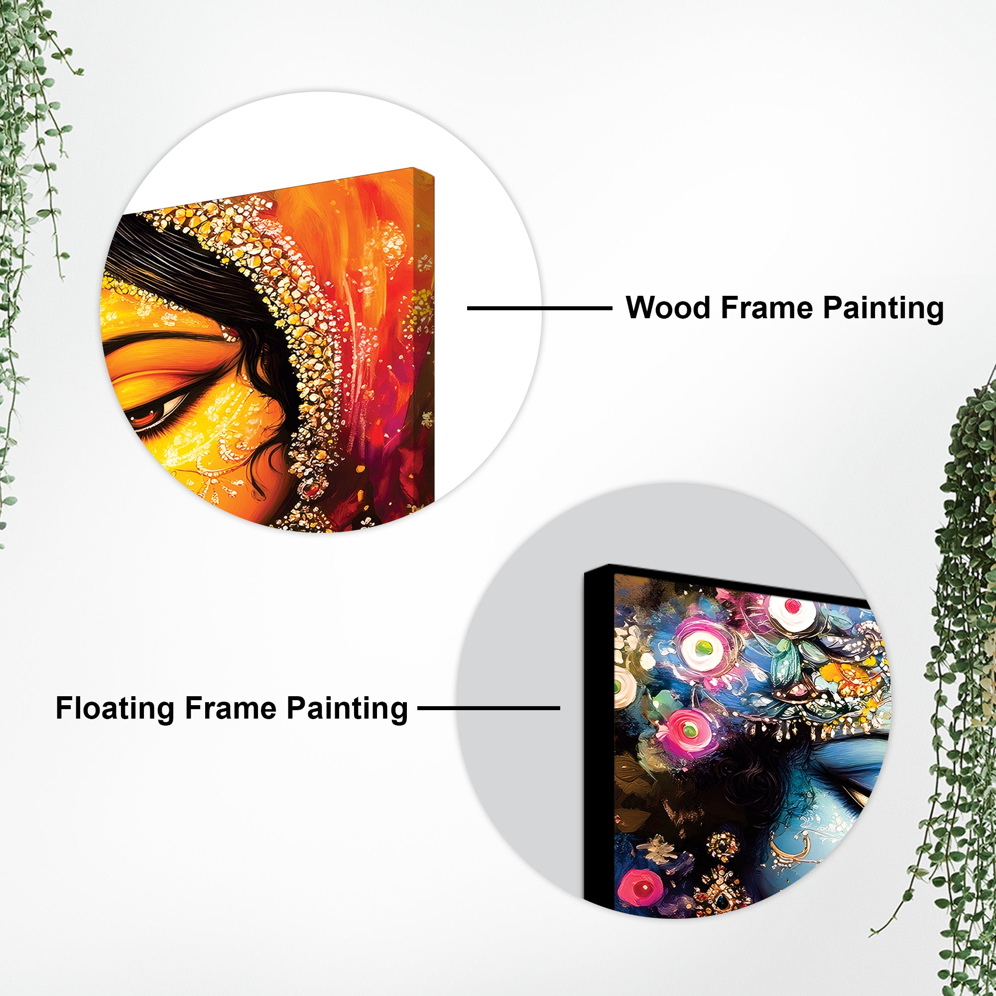 Radha Krishna Premium Spiritual Canvas Painting for Home Decor