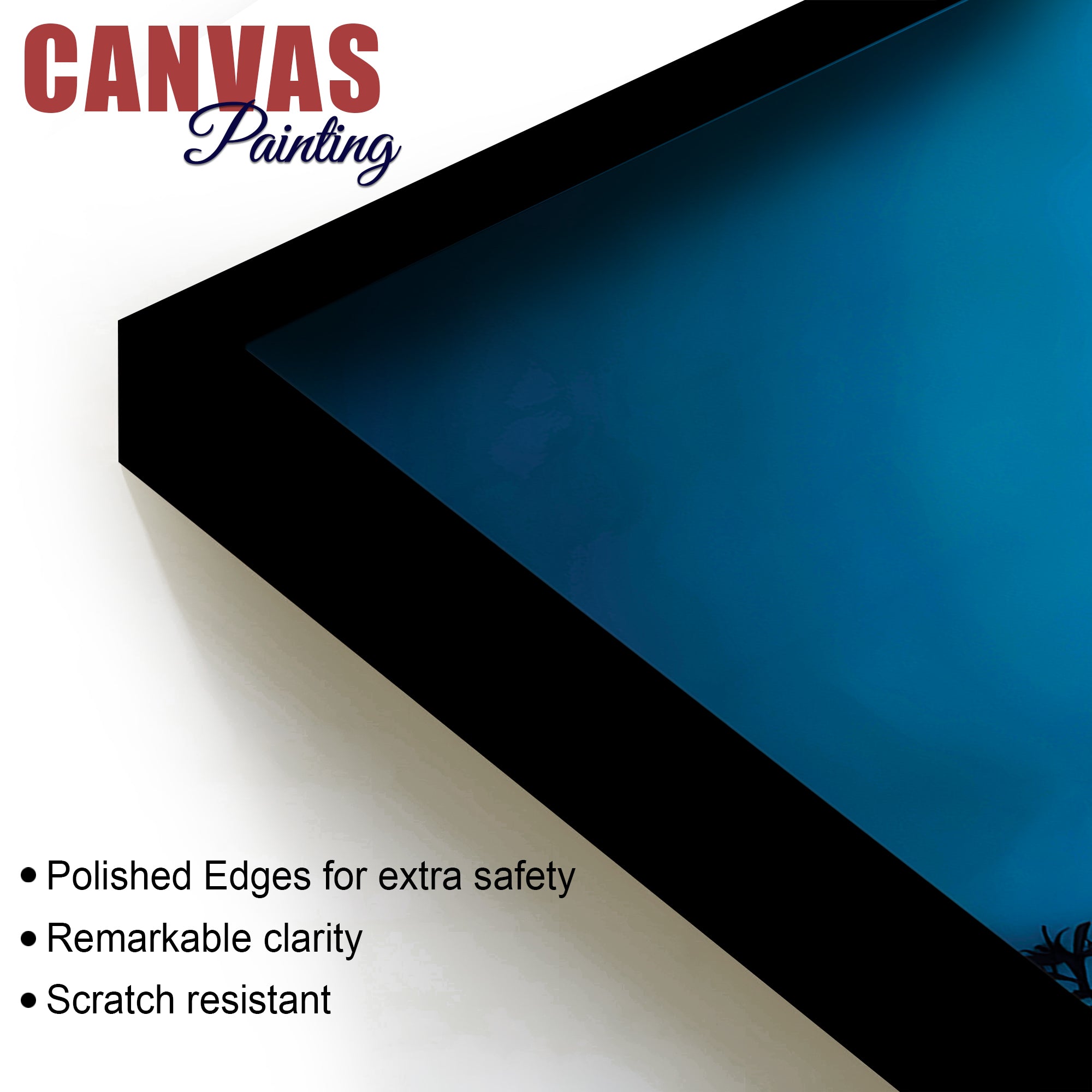 Radha Krishna Spiritual Canvas Painting for Home Decoration