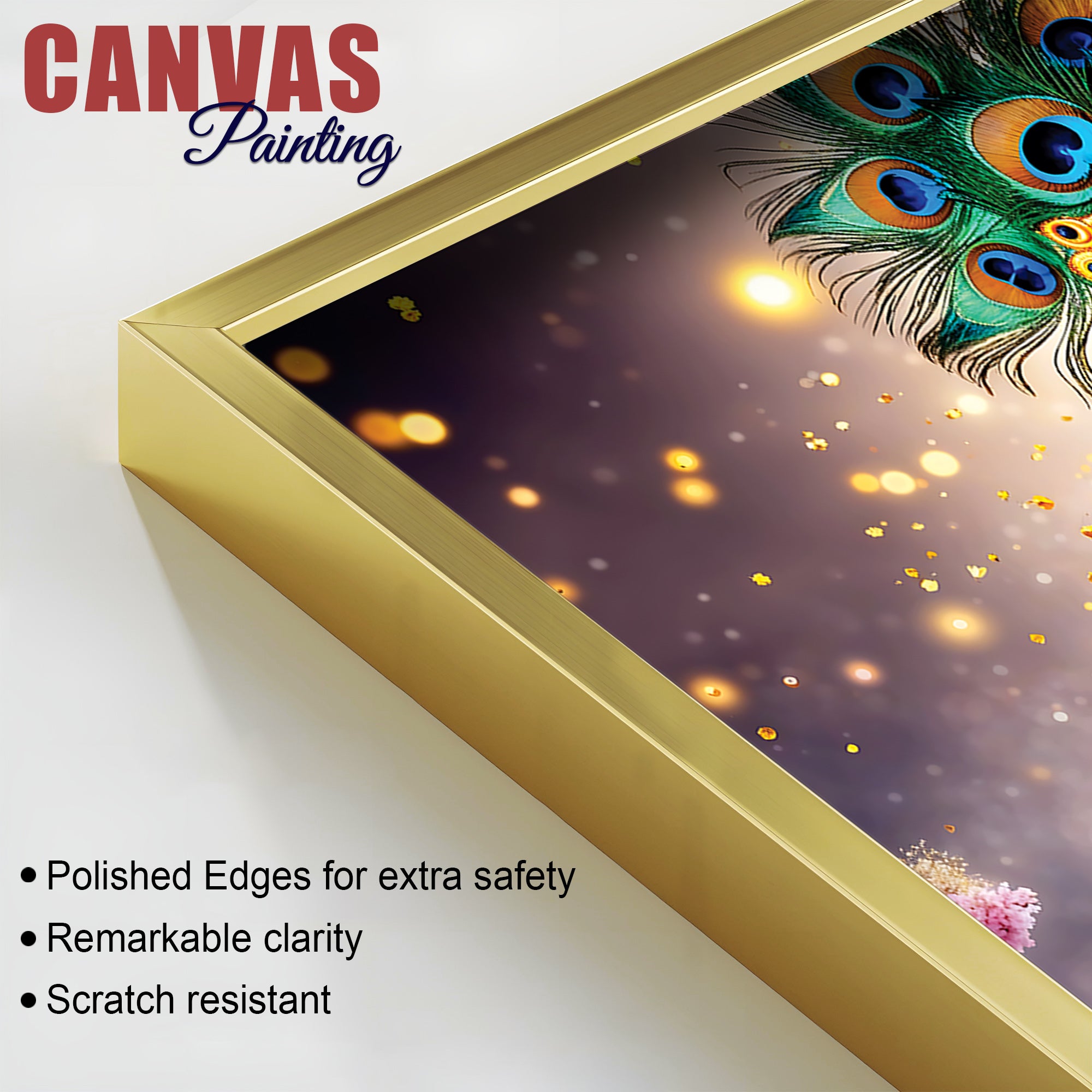 Radha Krishna Traditional Canvas Painting for Wall Decoration