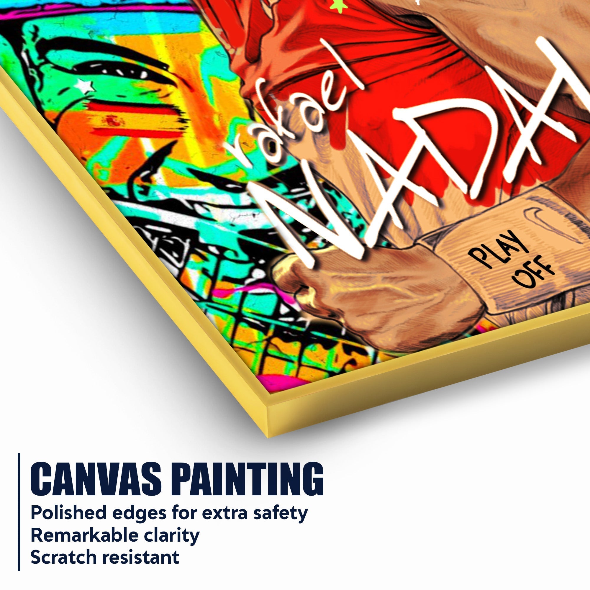 Rafael Nandal World's No.1 Cotton Canvas Wall Painting