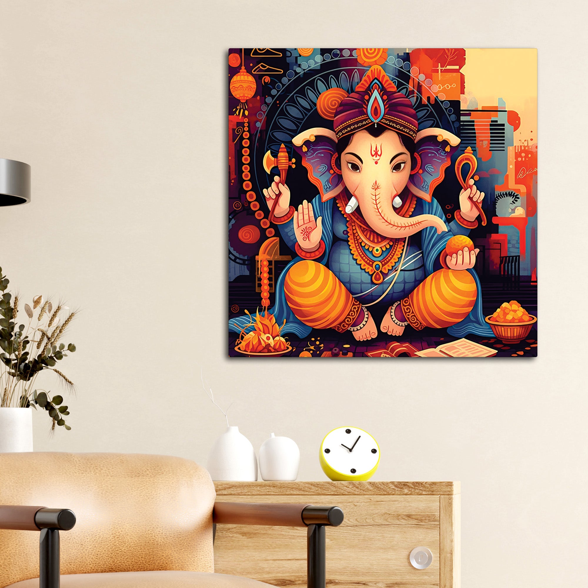 Religious Ganesh Ji Painting for Home & Office