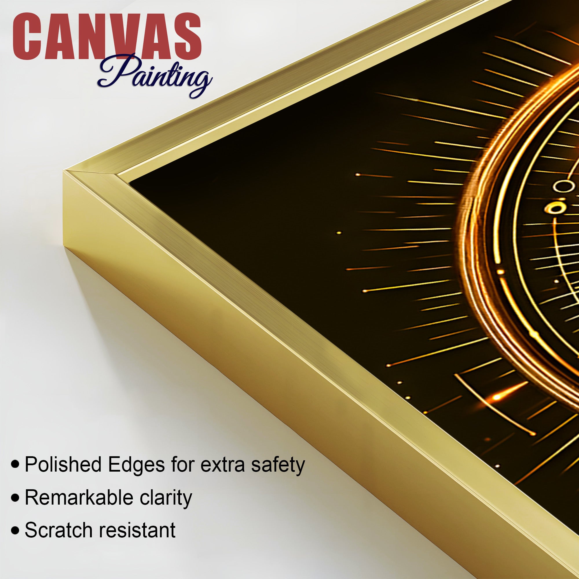 Religious Ganesha Wall Decor Painting for Home Temple