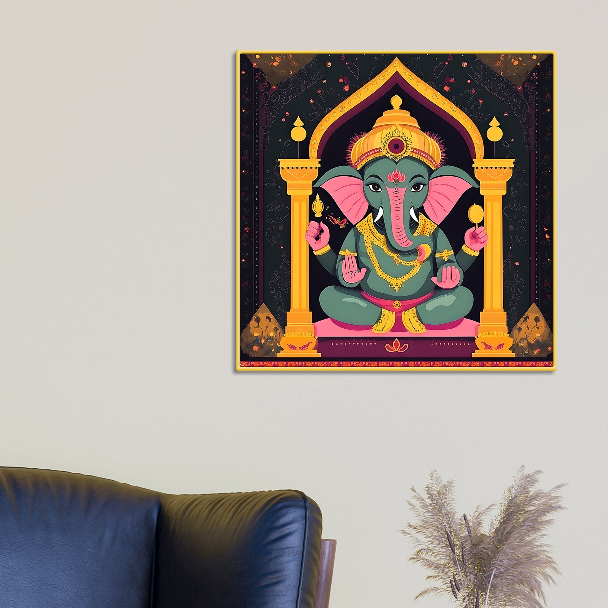 Religious Ganesha Wall Painting