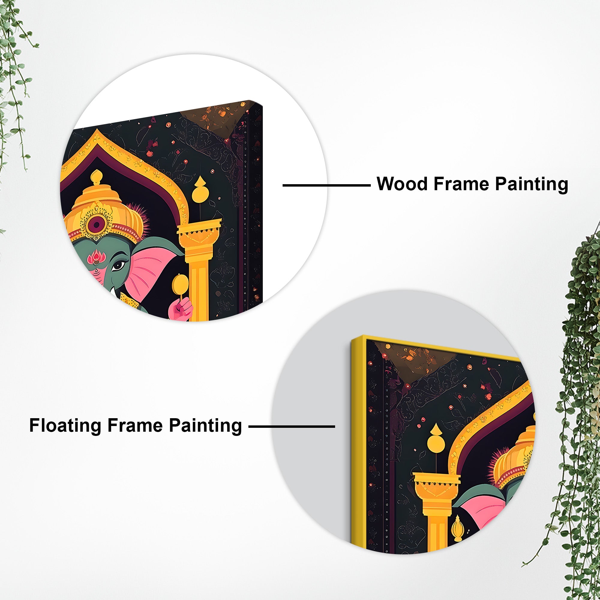 Religious Ganesha Wall Painting