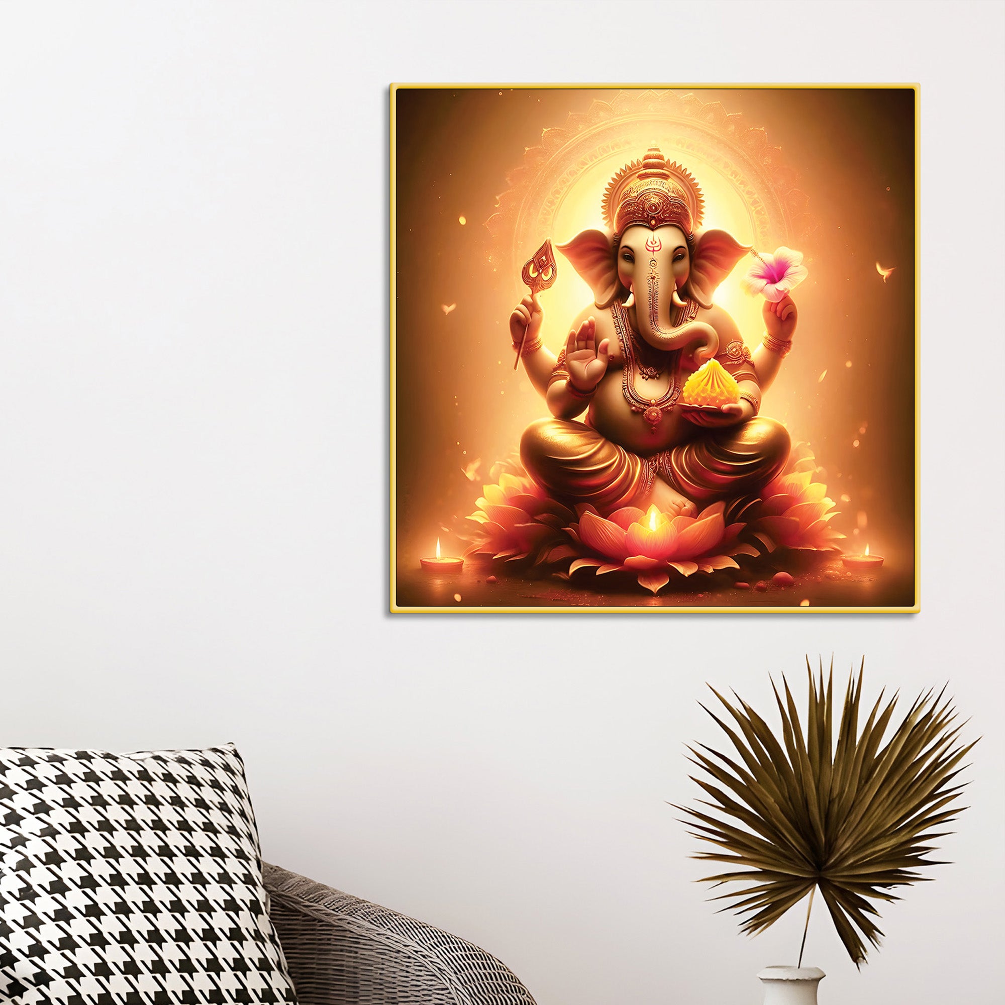 Religious Ganpati Painting for Living Room