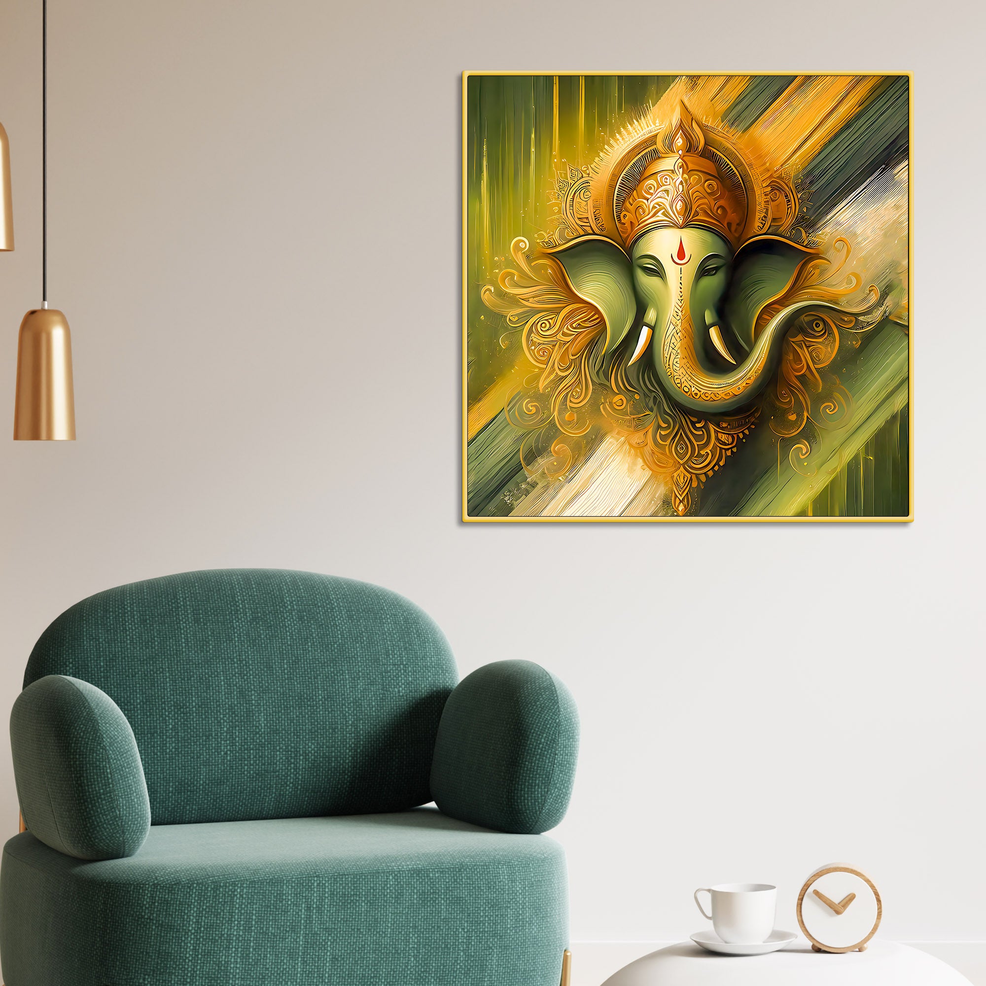 religious-ganpati-wall-painting