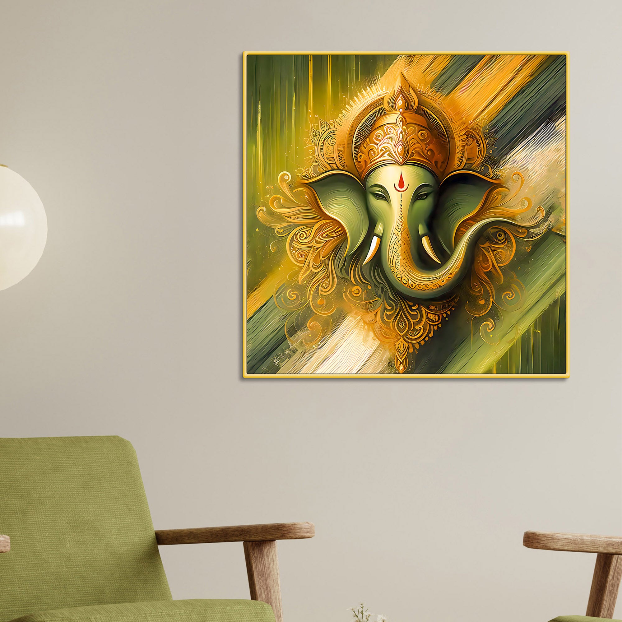 Religious Ganpati Wall Painting