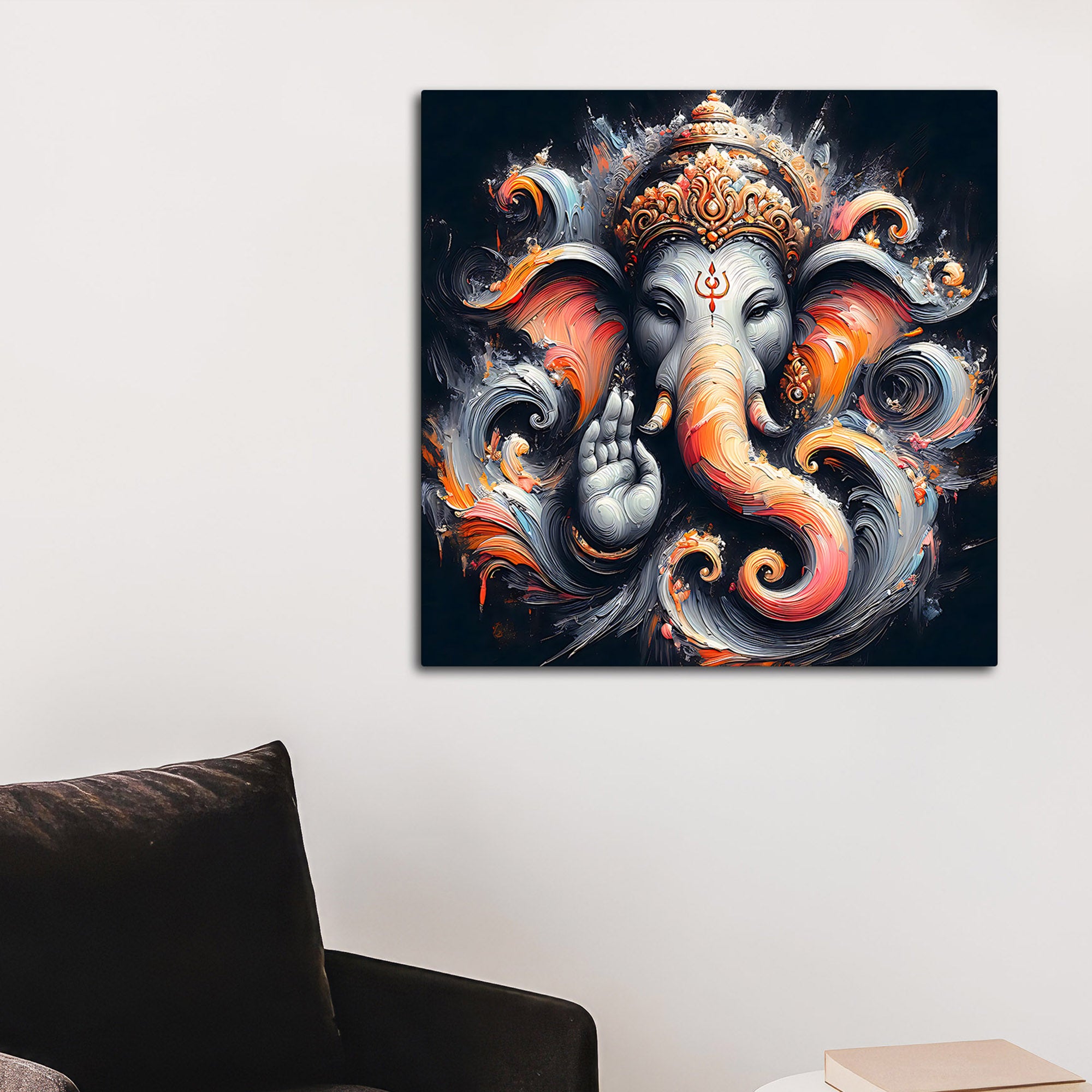 Traditional Ganesha God Wall Painting