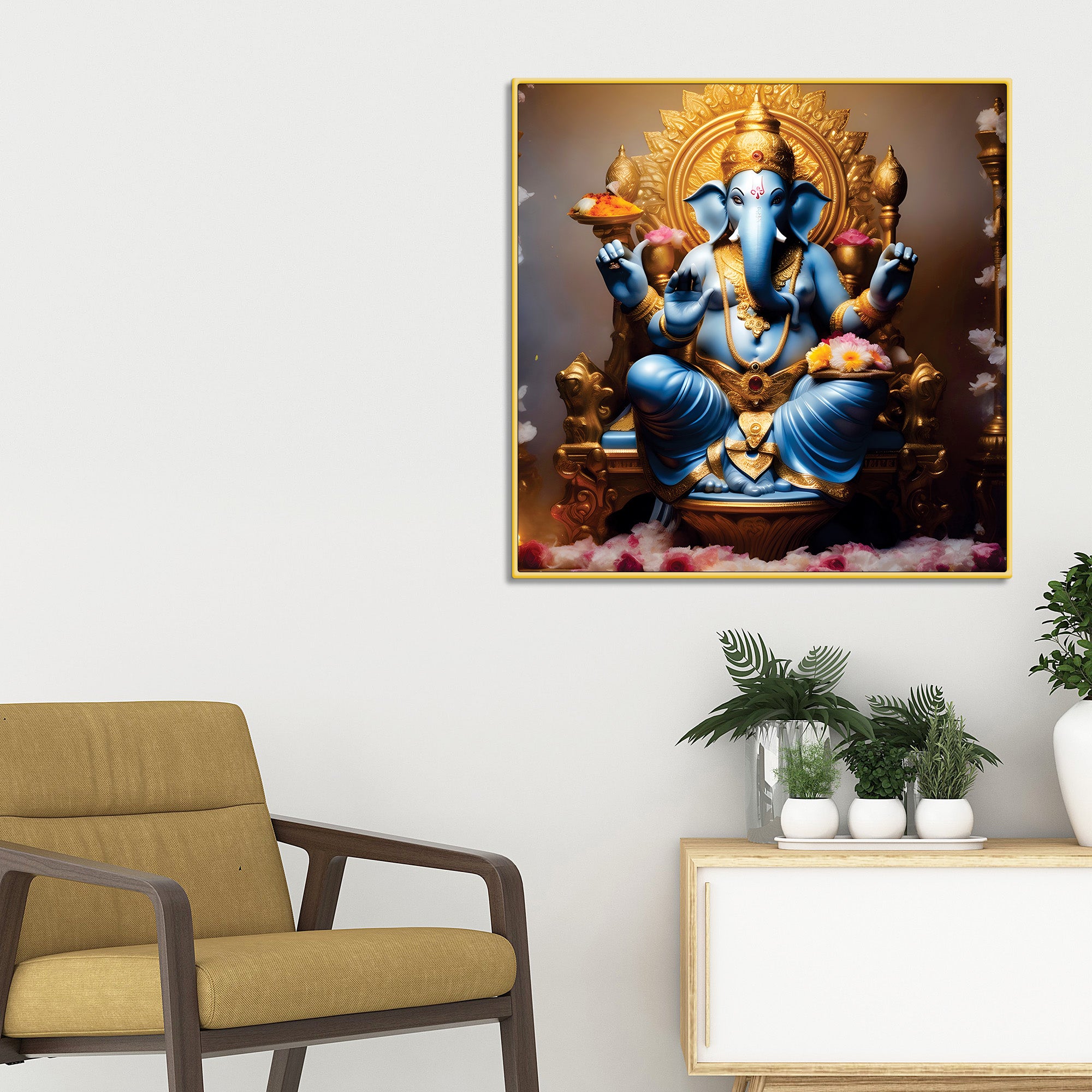 Religious Ganpati Wall Painting for Home & Office