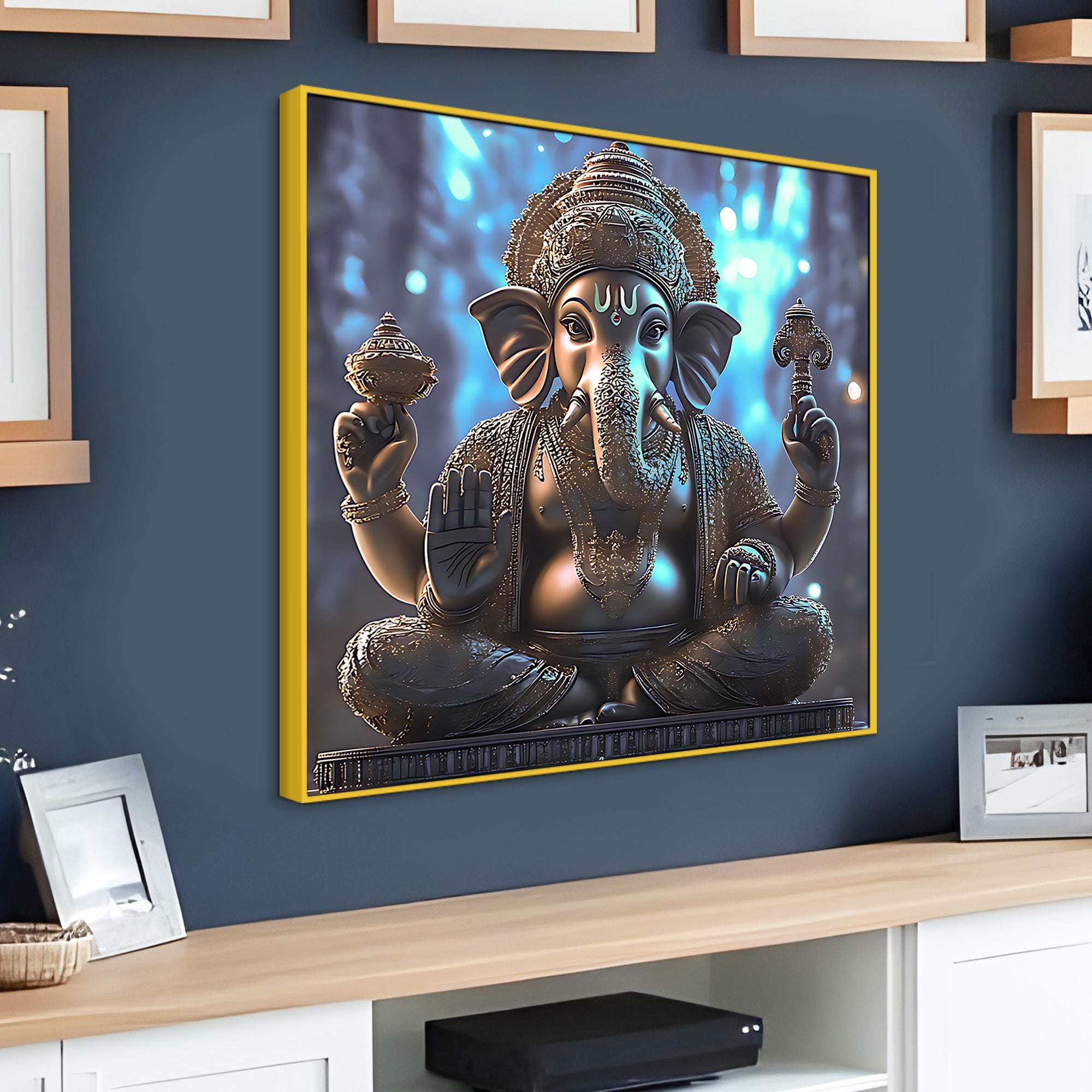 Religious Hindu God Ganpati Painting