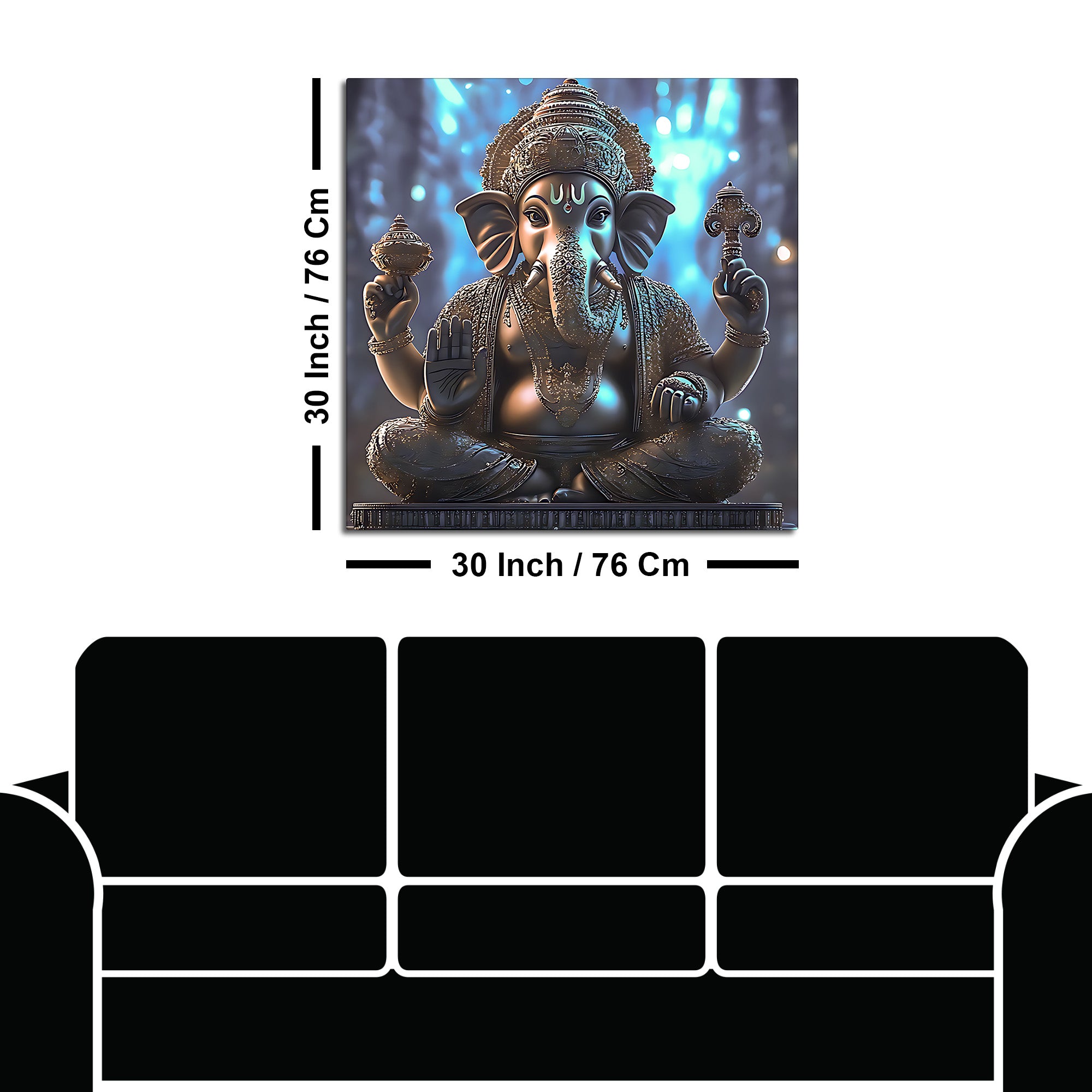 Religious Hindu God Ganpati Painting