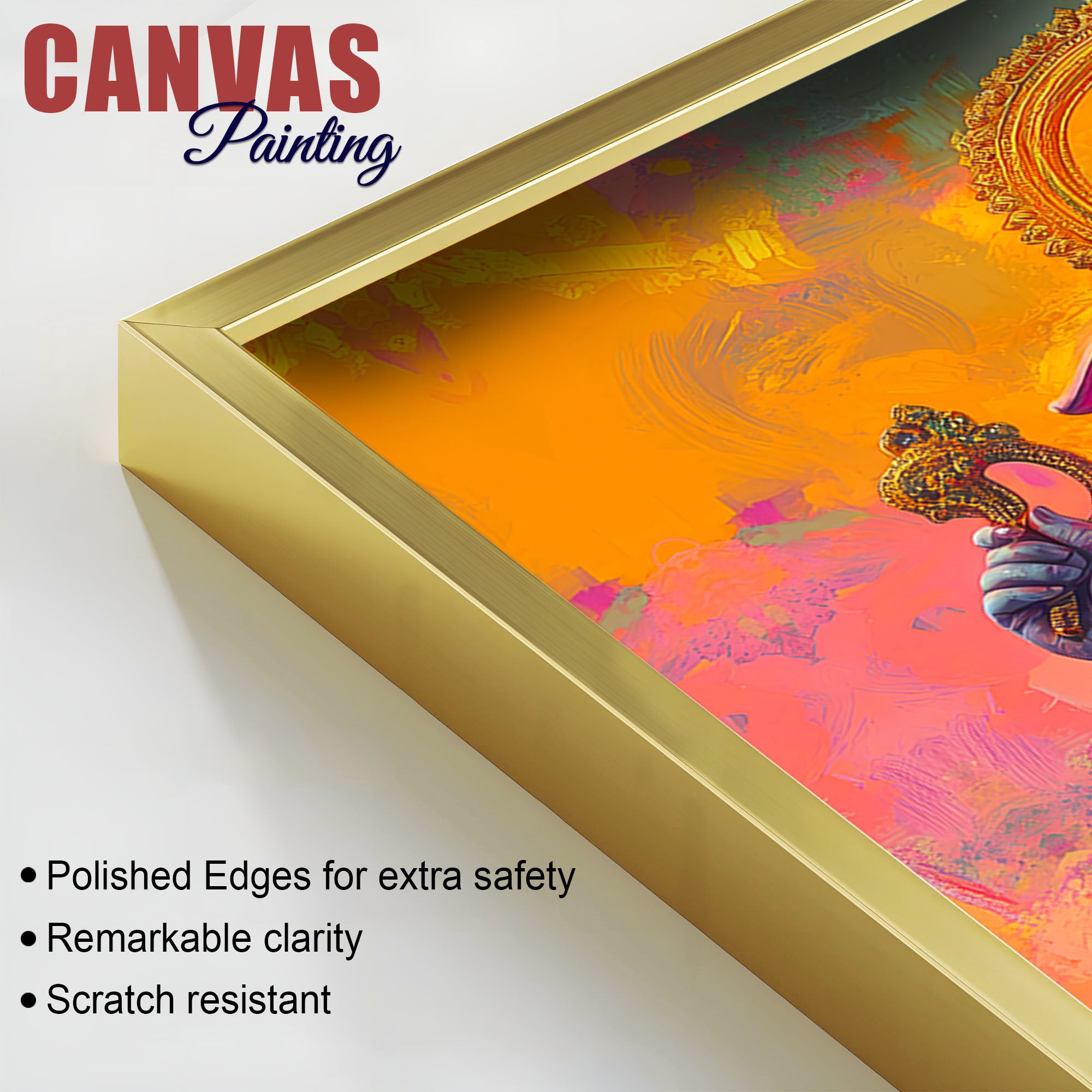 Religious Lord Ganesha Wall Art Painting