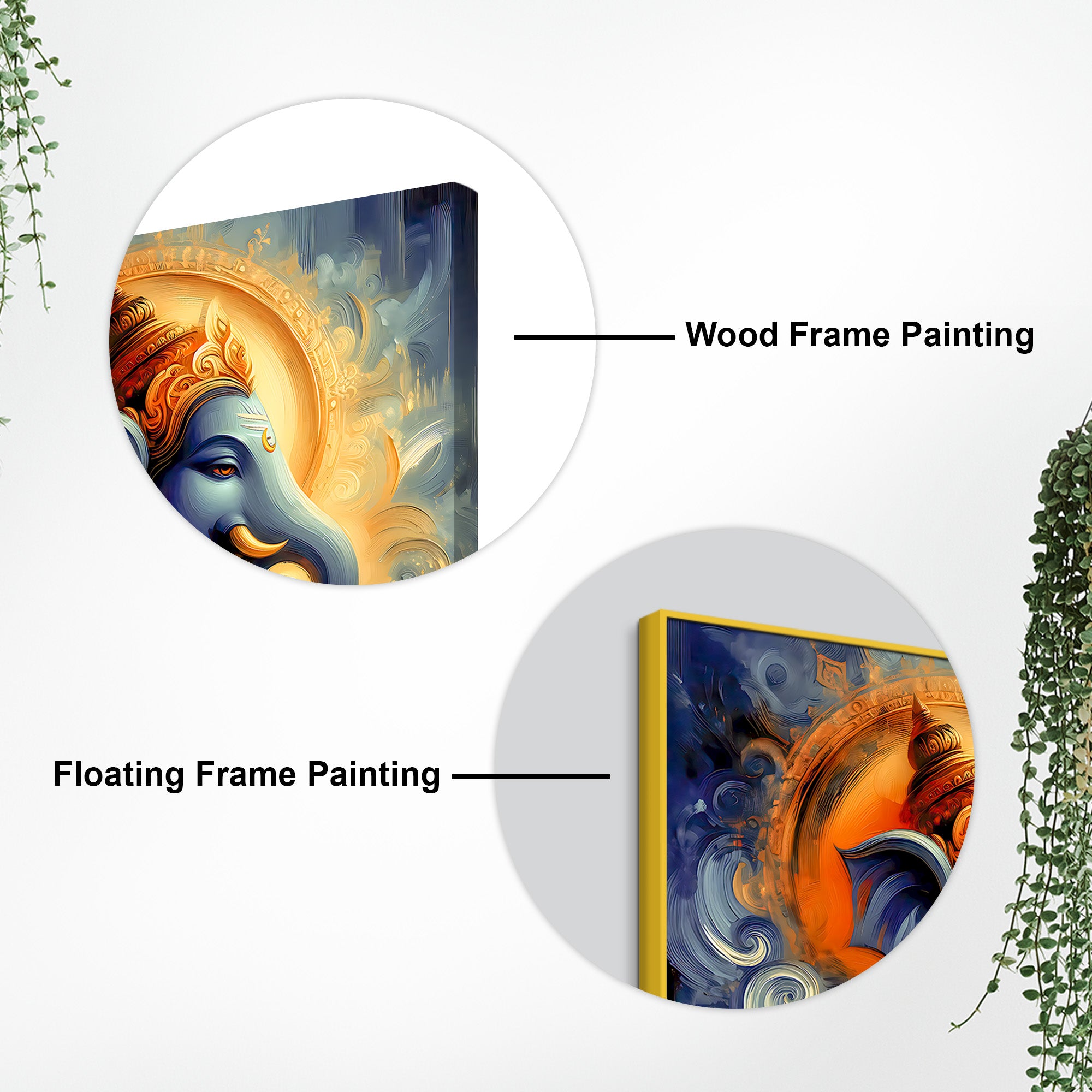 Religious Lord Ganpati Decorative Wall Painting