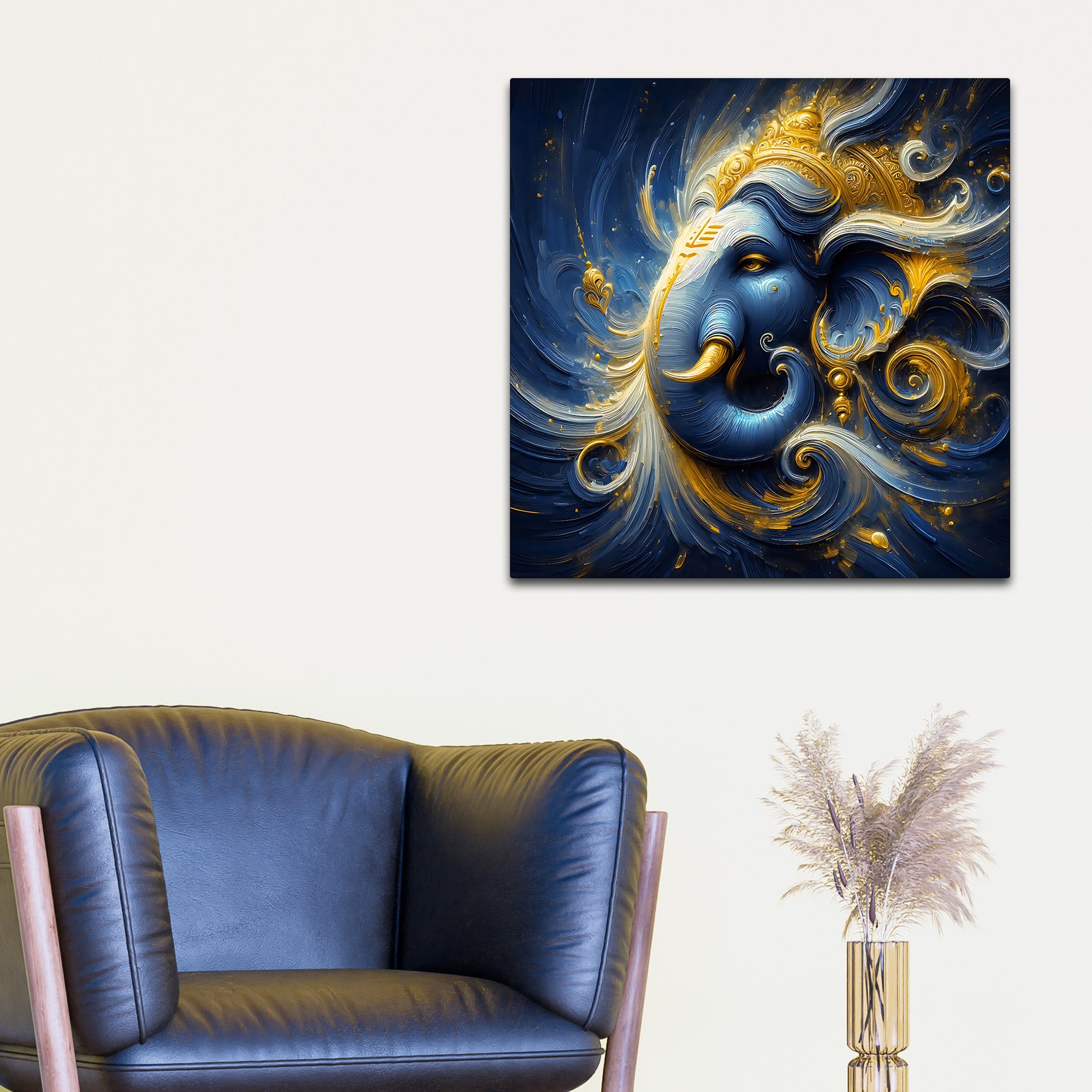 Religious Lord Ganpati Wall Painting