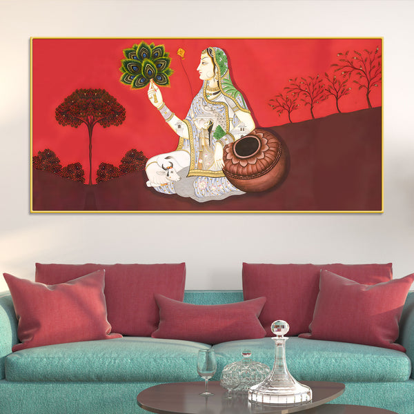 royal-pichwai-gopi-canvas-painting-traditional-indian-art